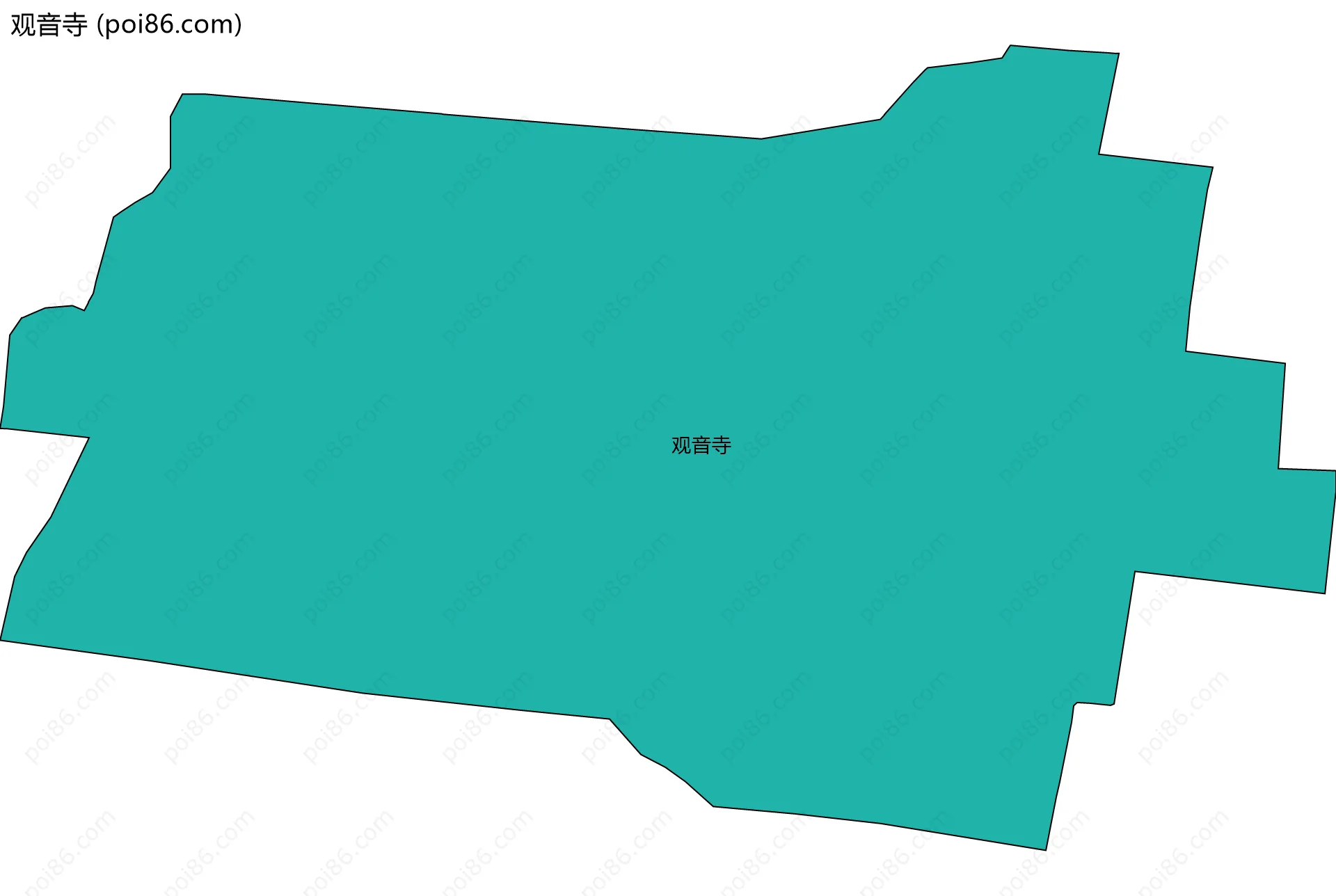 观音寺边界地图
