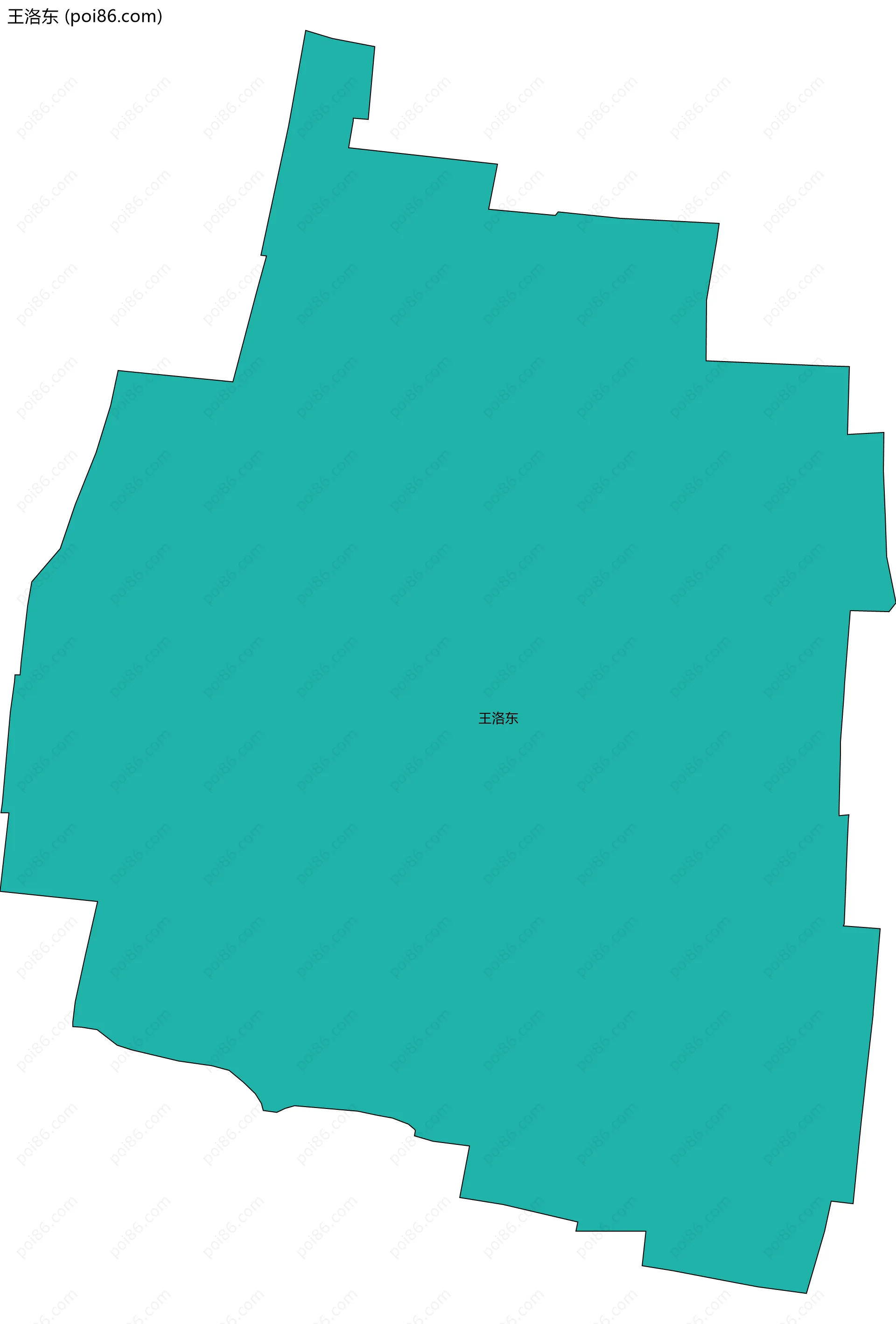 王洛东边界地图