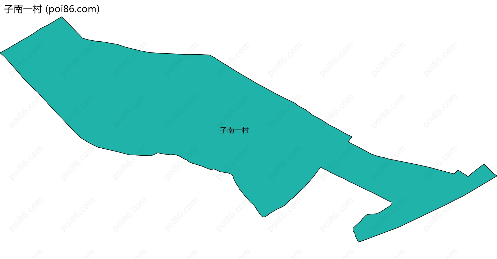 子南一村边界地图