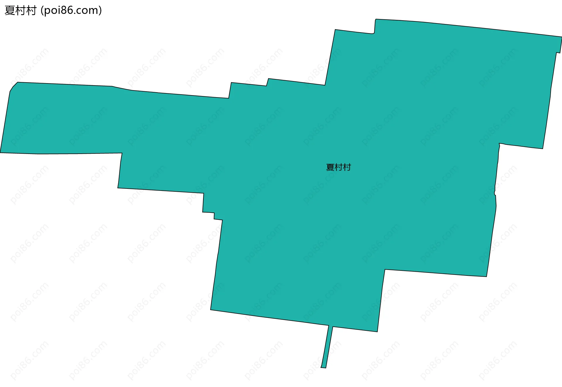 夏村村边界地图