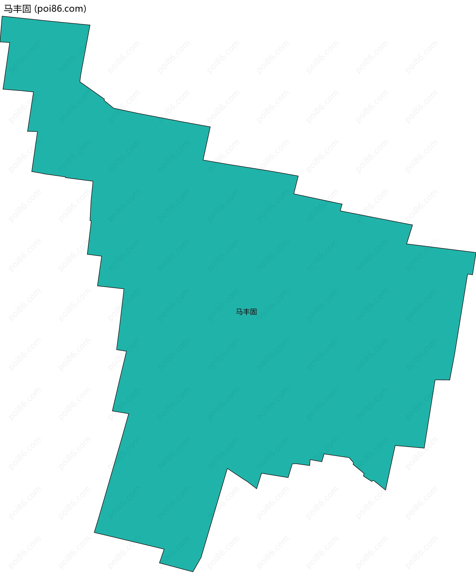 马丰固边界地图