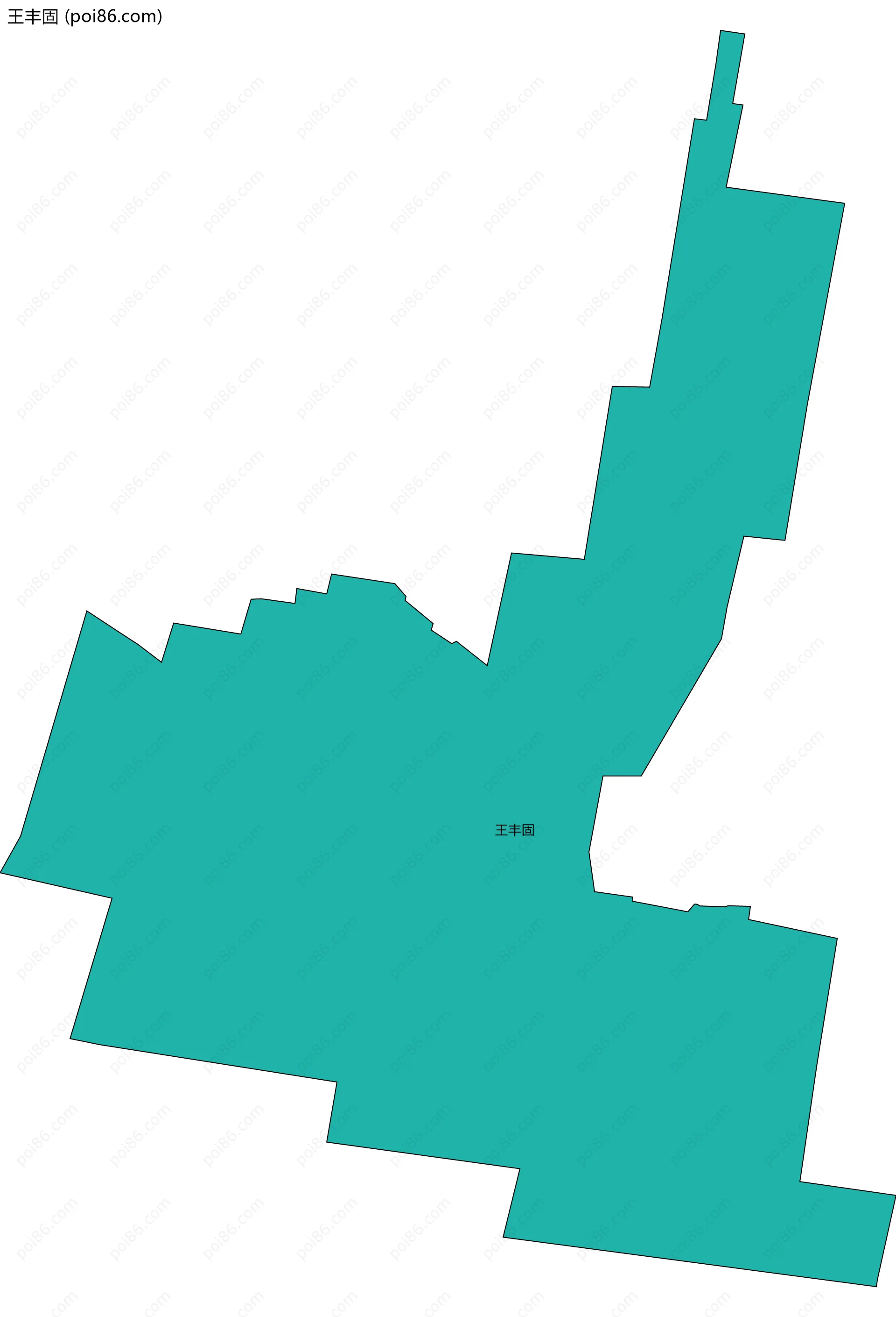 王丰固边界地图