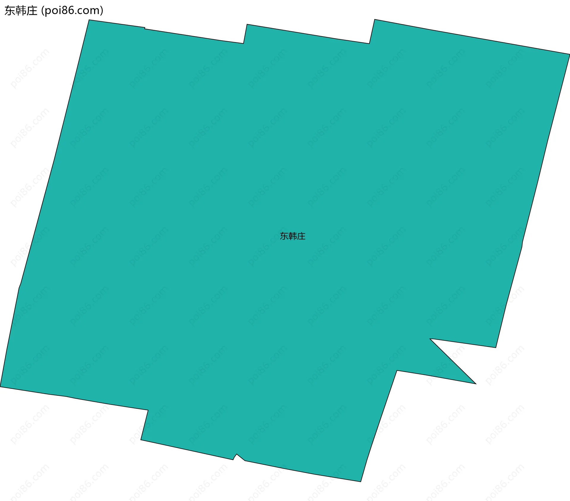 东韩庄边界地图