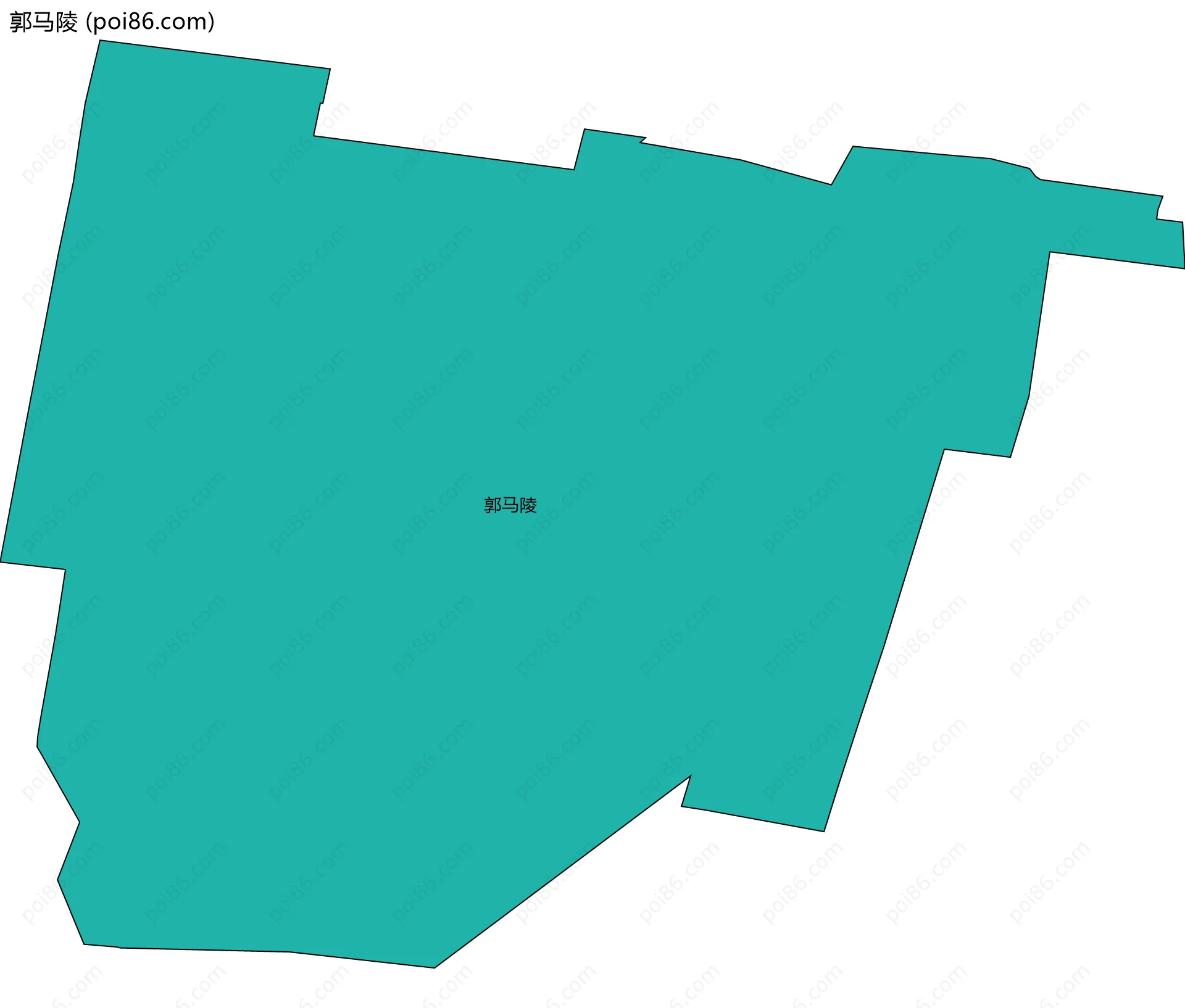 郭马陵边界地图