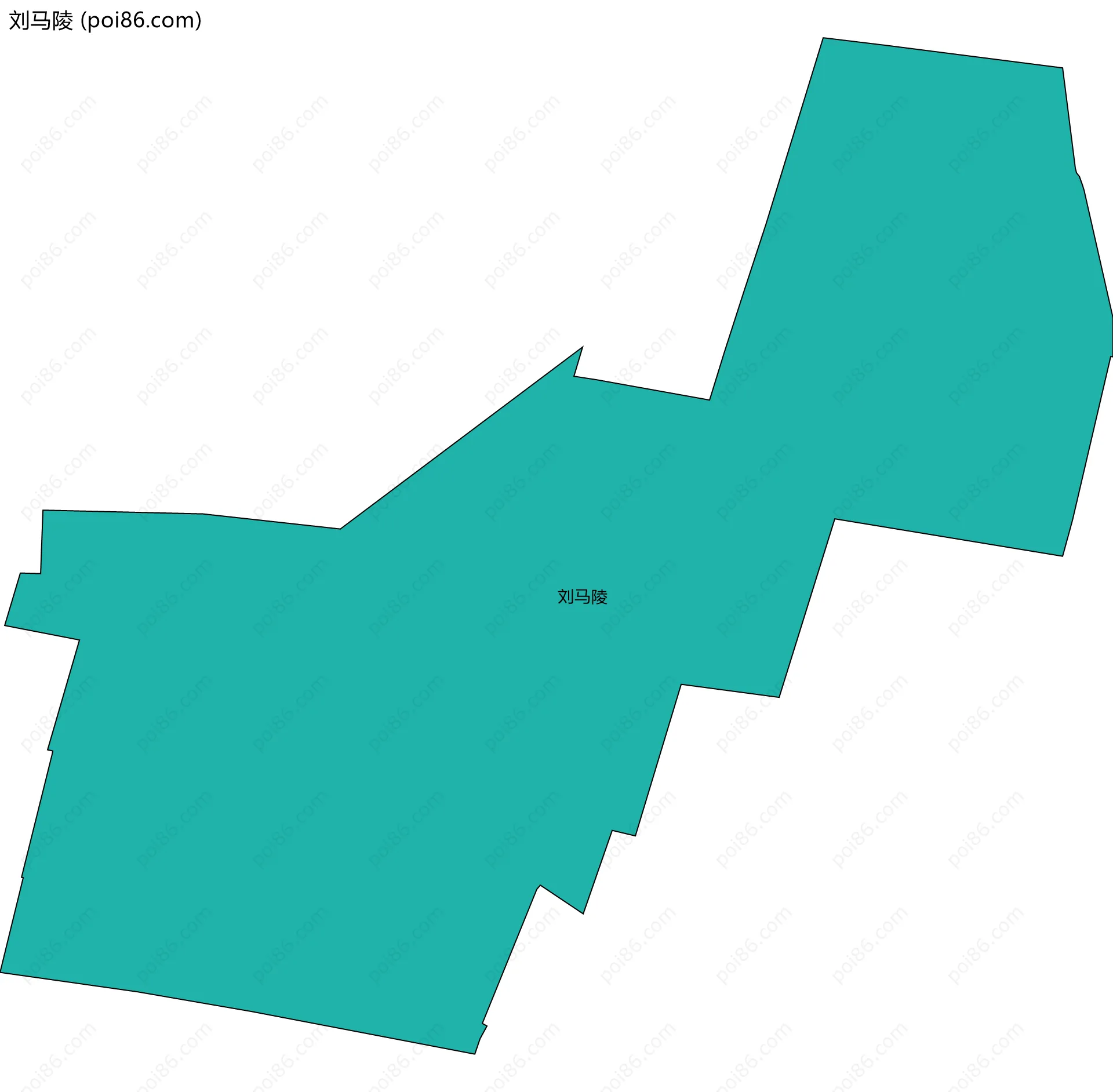 刘马陵边界地图