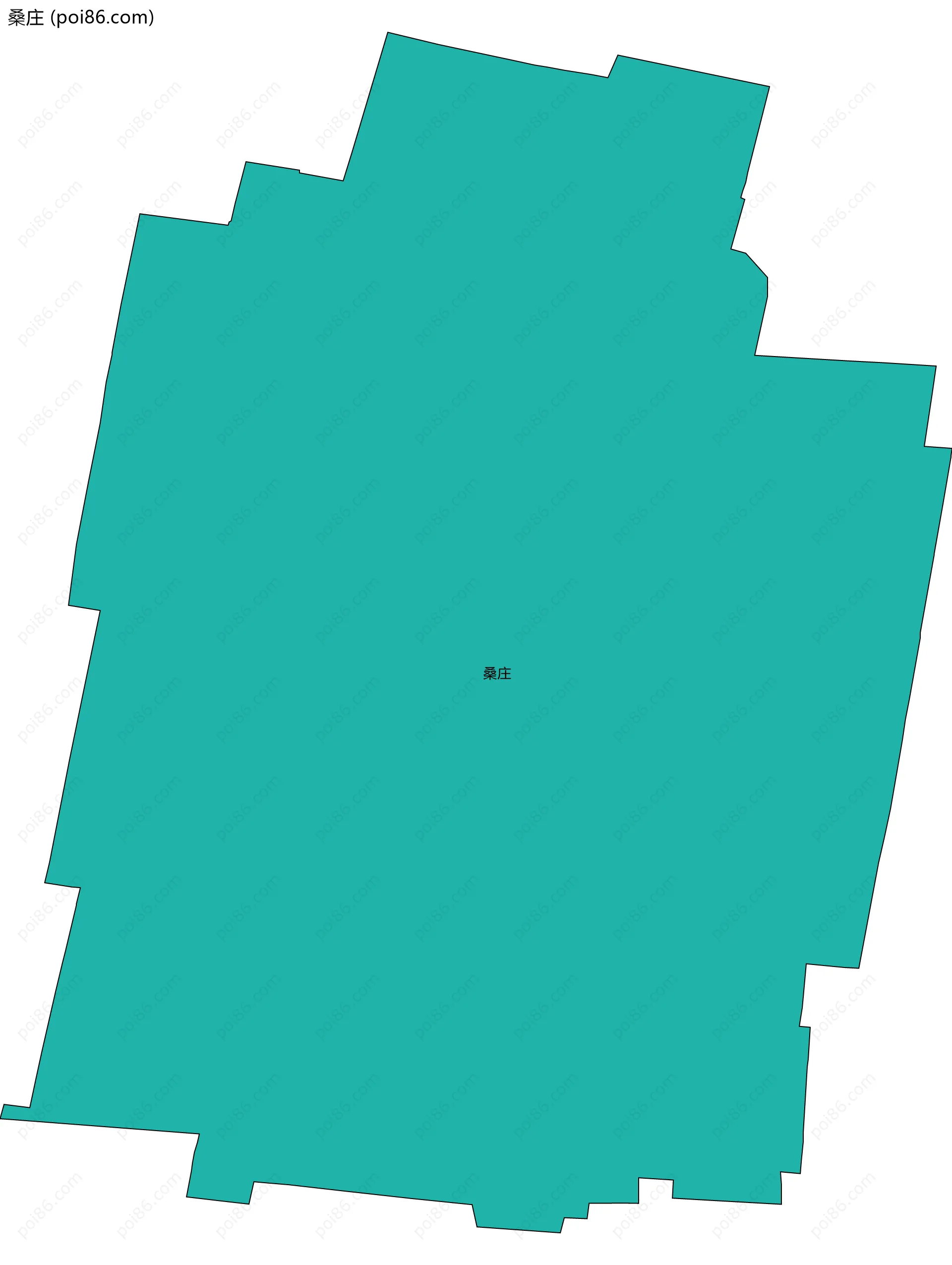 桑庄边界地图