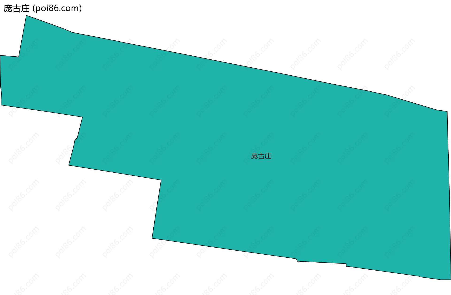 庞古庄边界地图