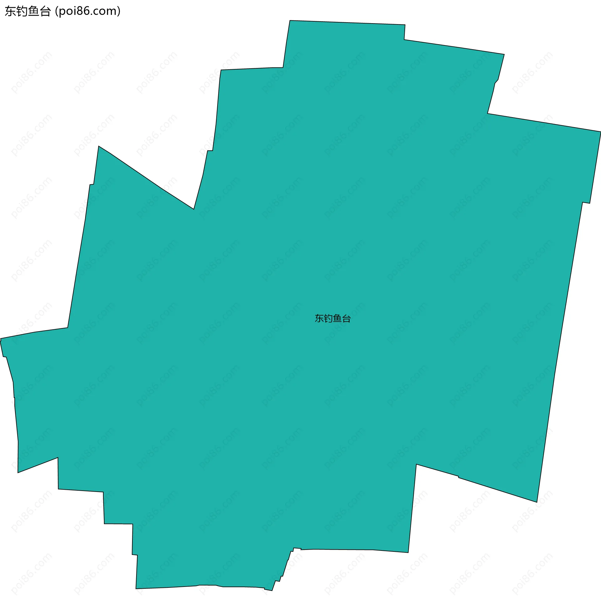 东钓鱼台边界地图