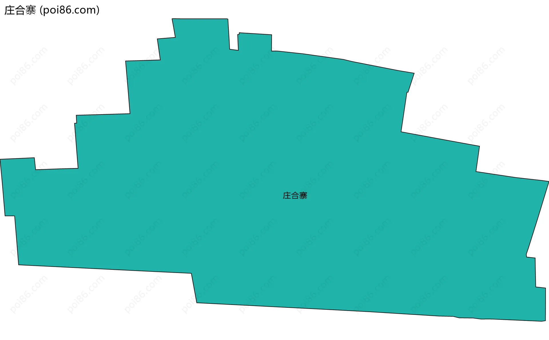 庄合寨边界地图