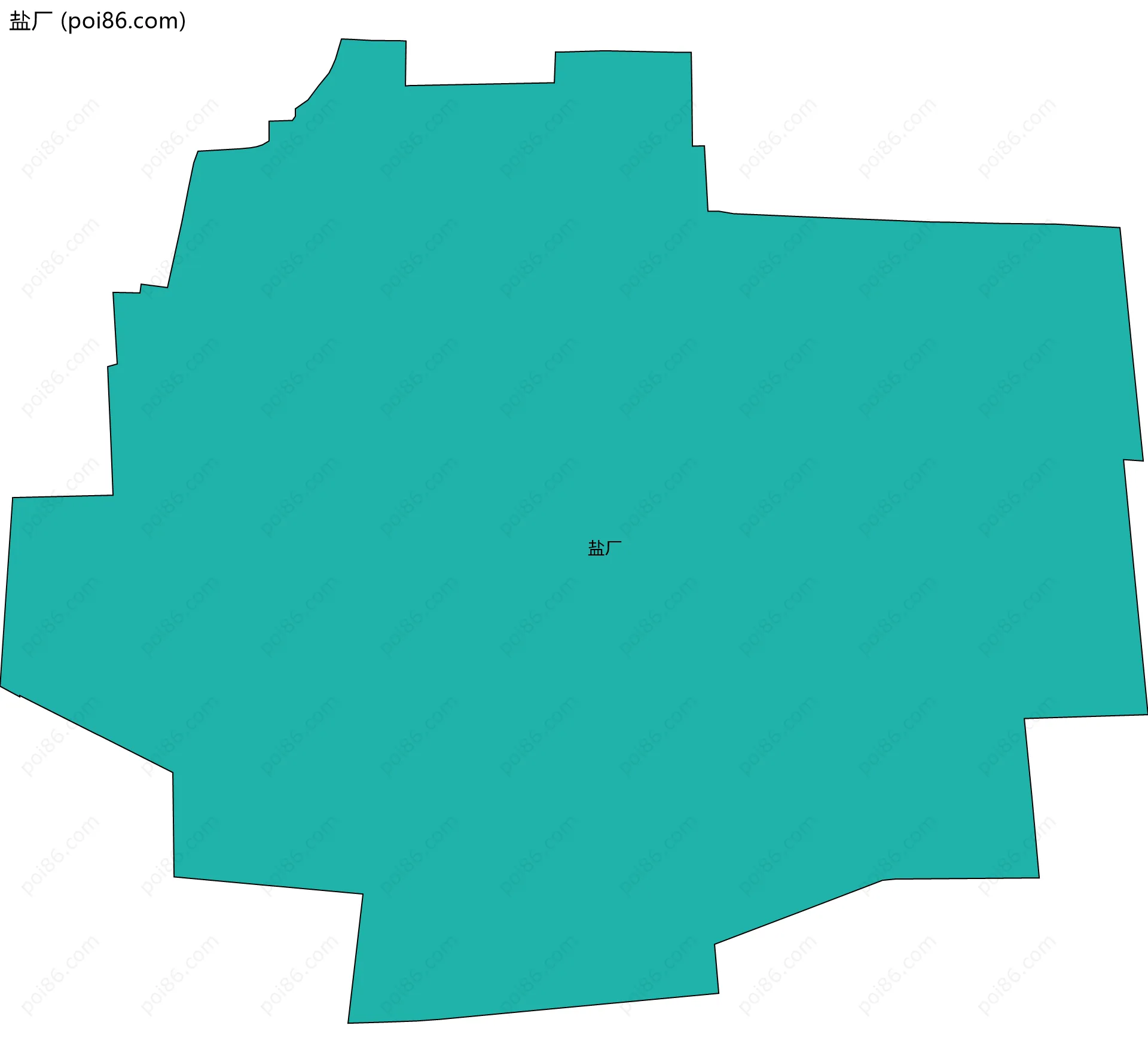 盐厂边界地图