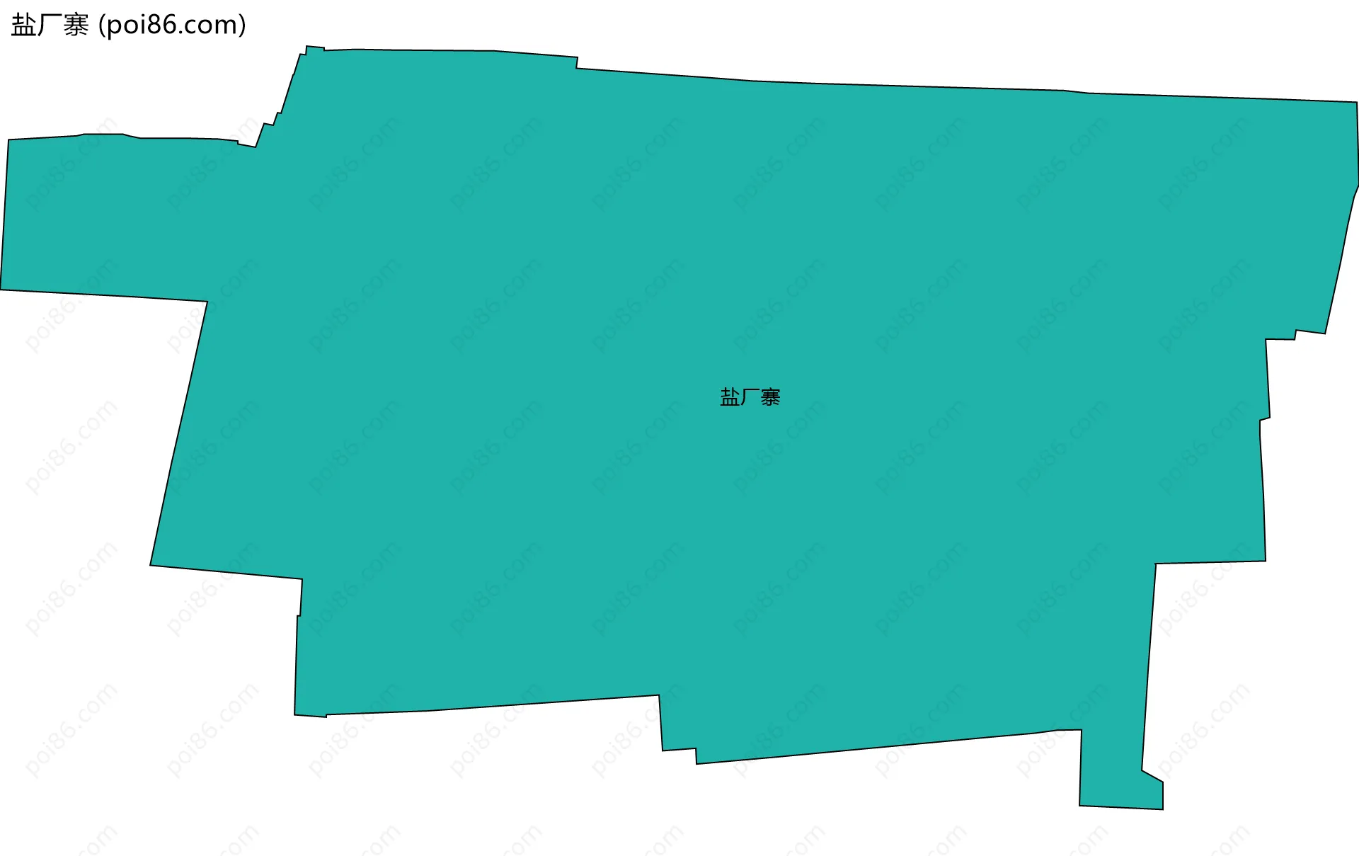 盐厂寨边界地图