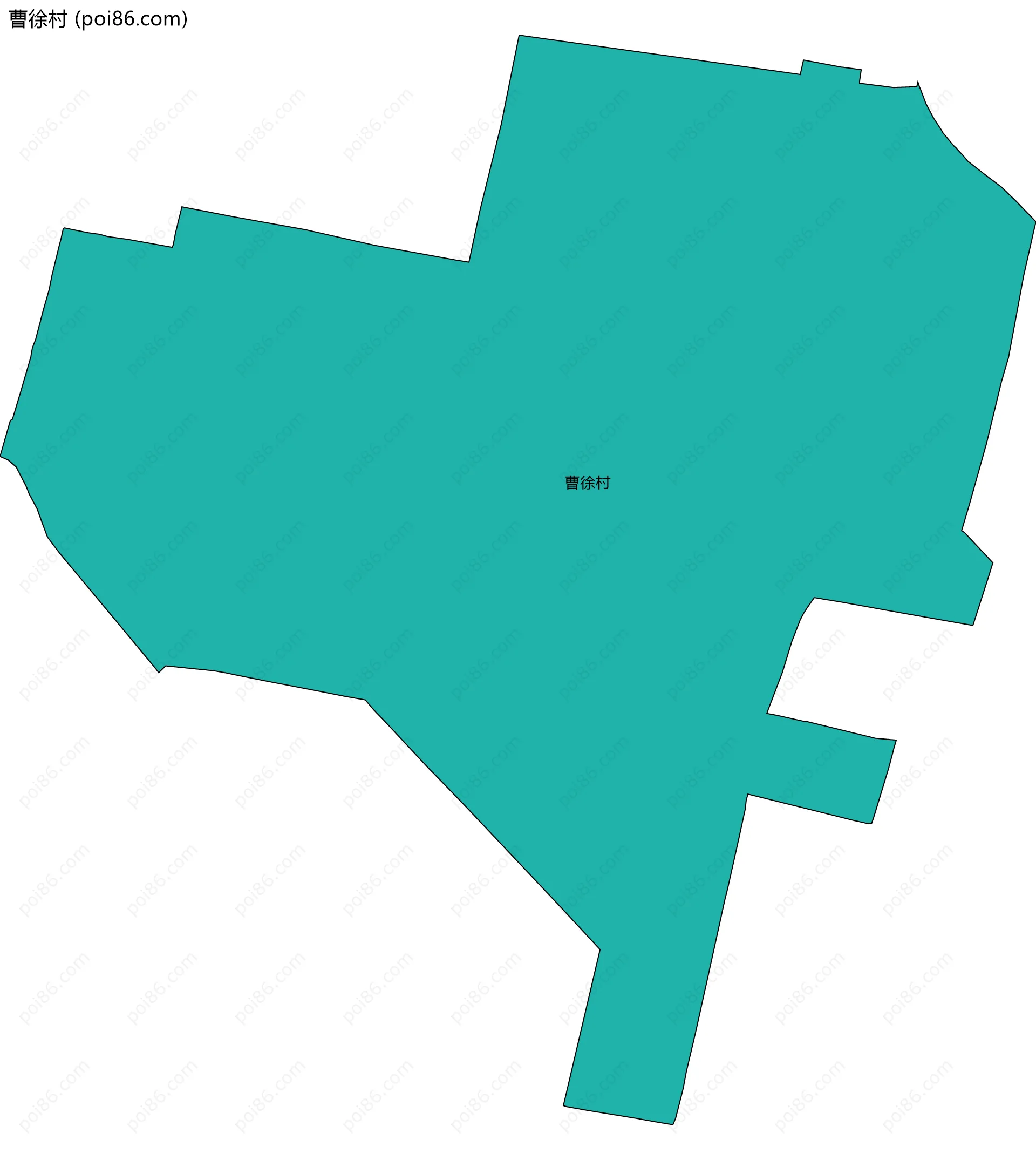 曹徐村边界地图