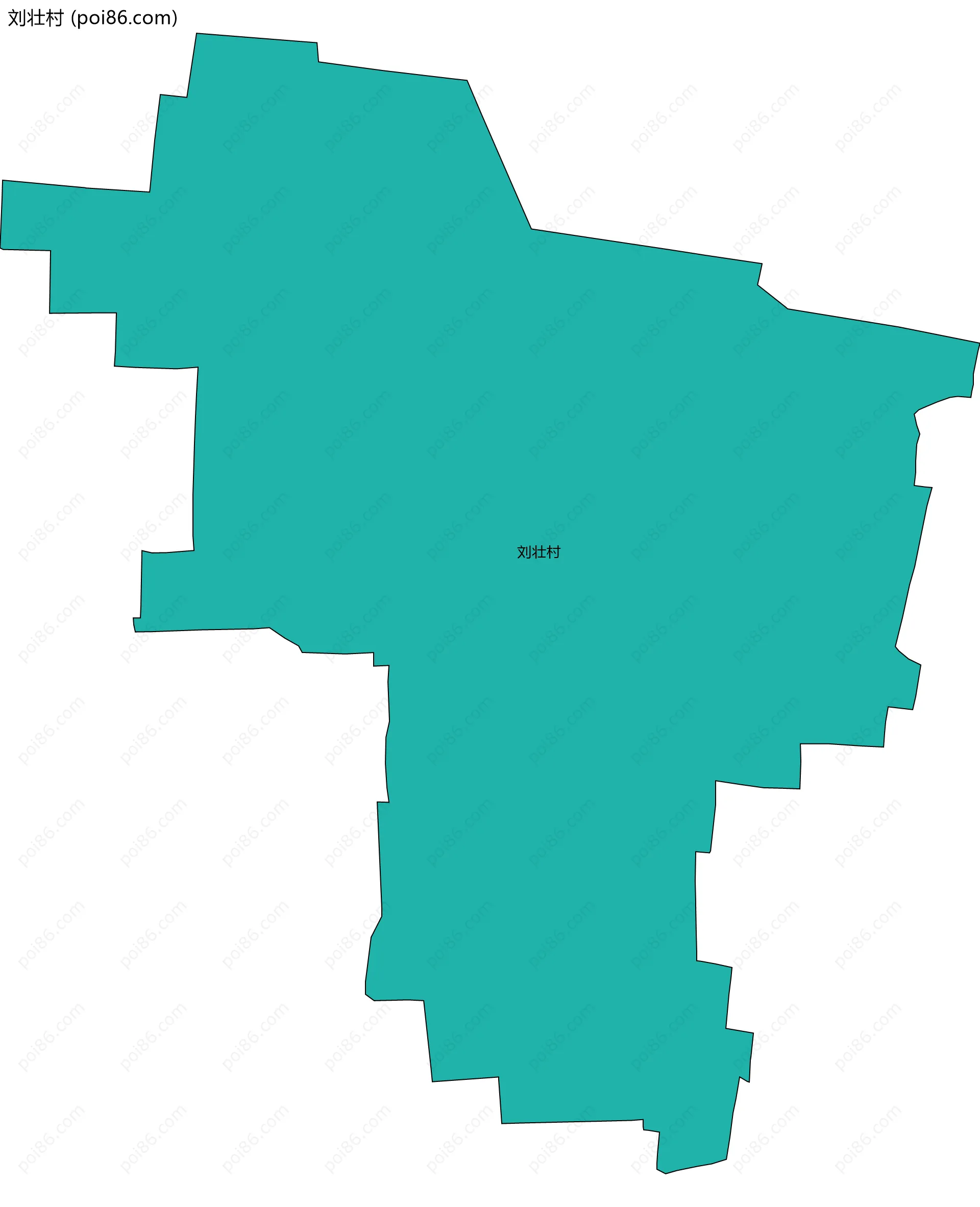 刘壮村边界地图