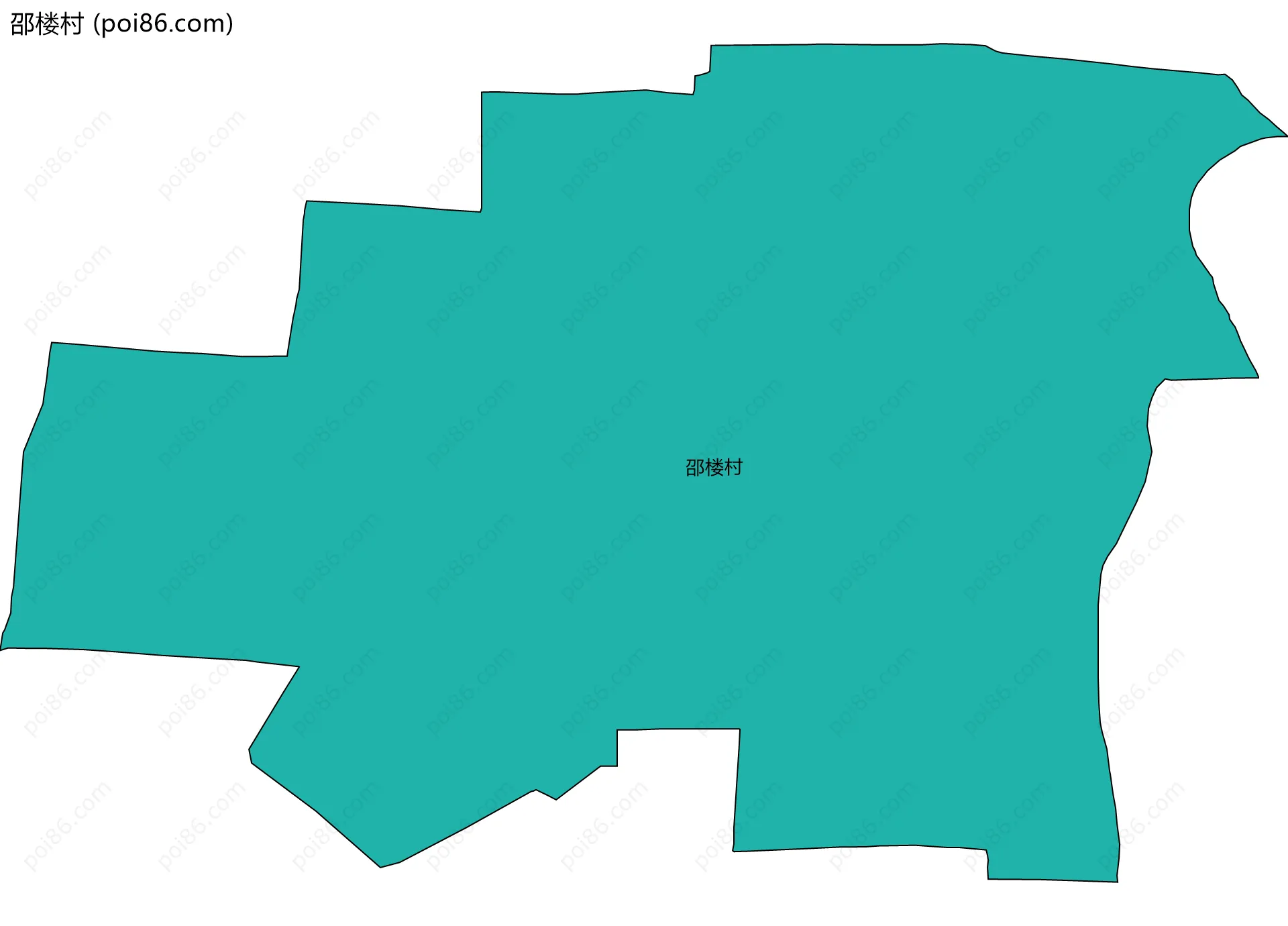 邵楼村边界地图