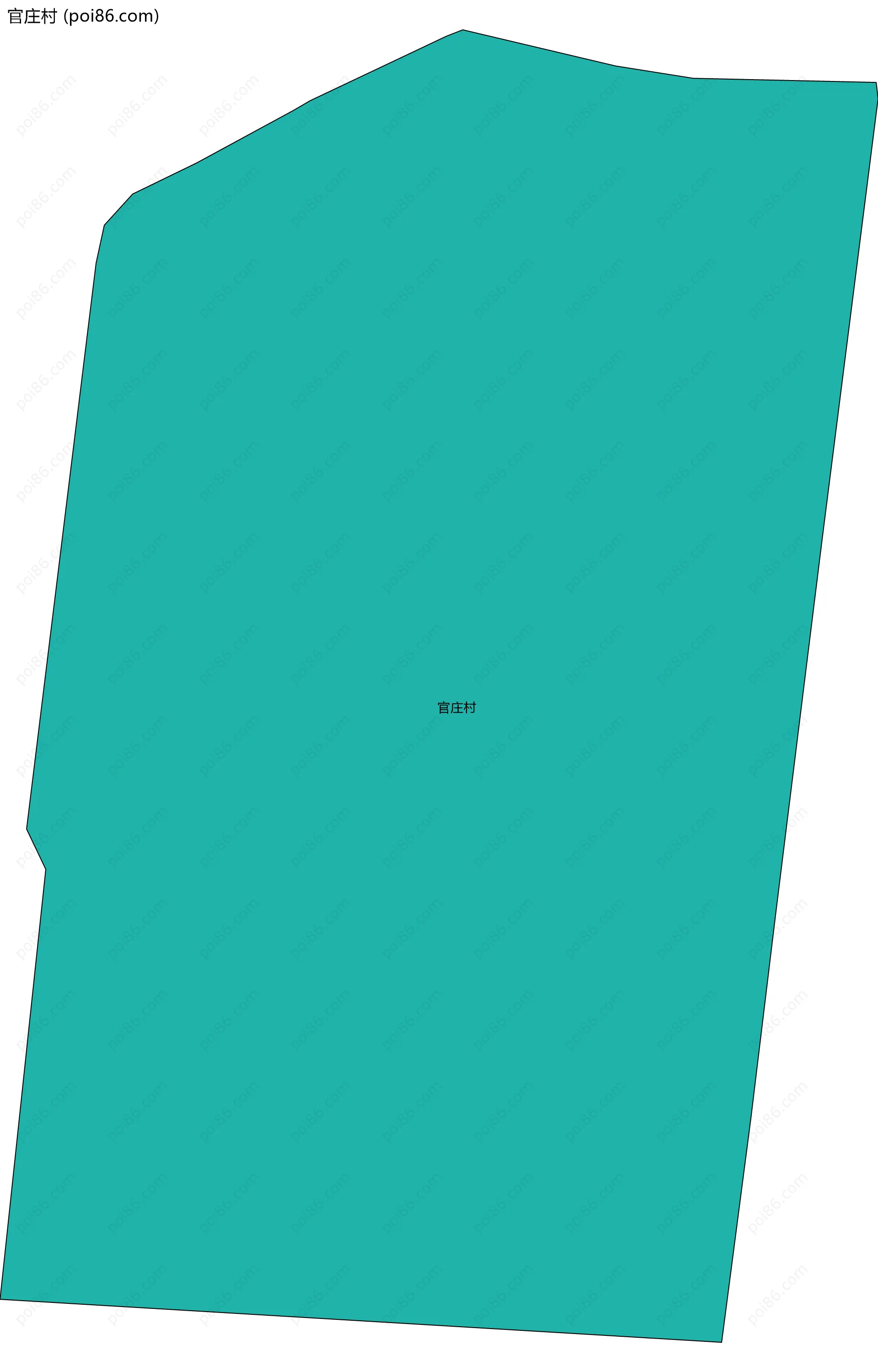 官庄村边界地图