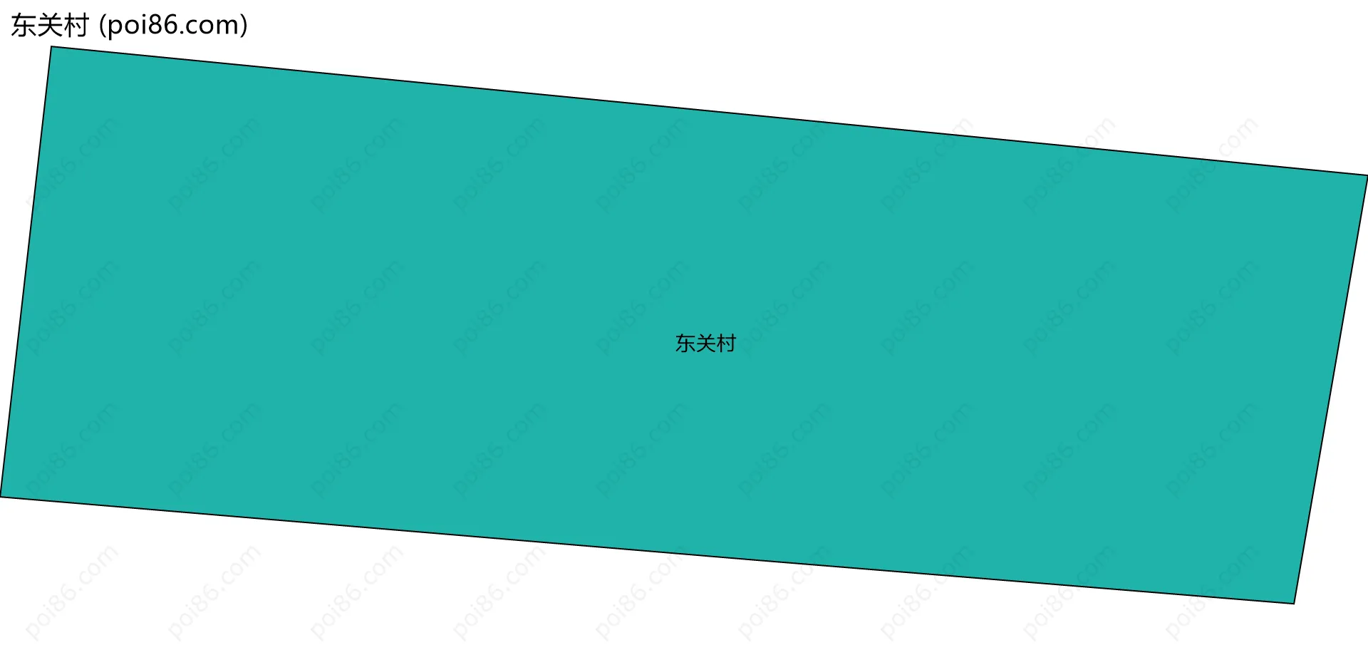 东关村边界地图