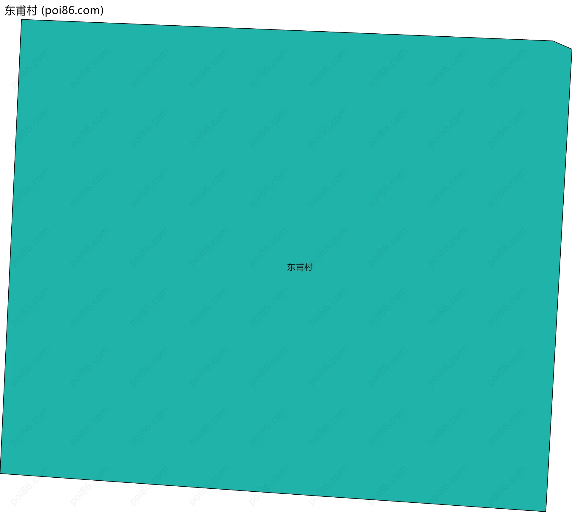 东甫村边界地图