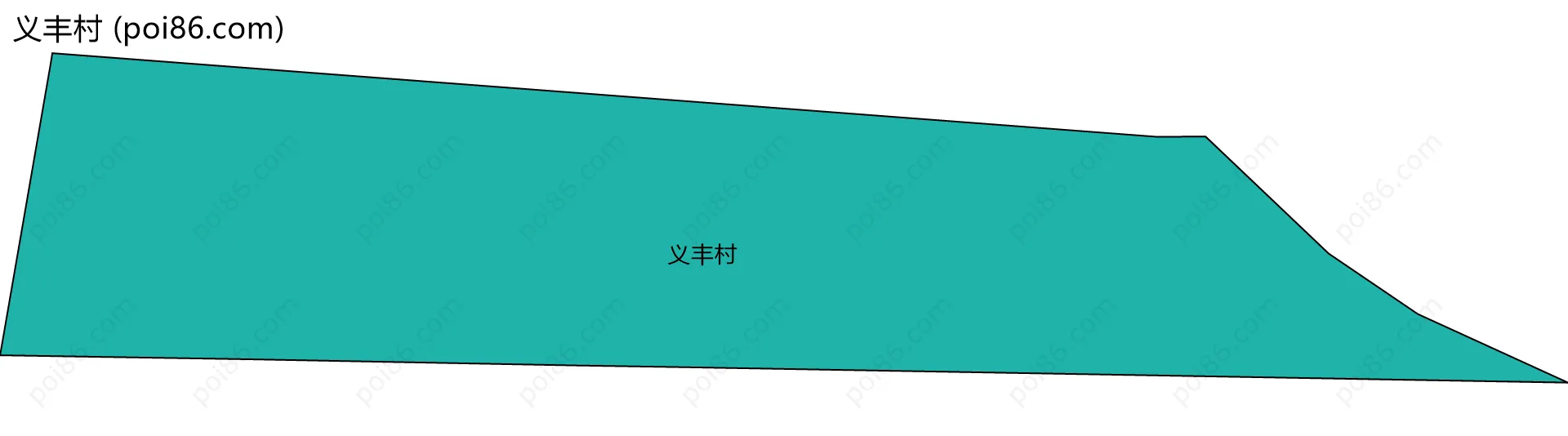 义丰村边界地图