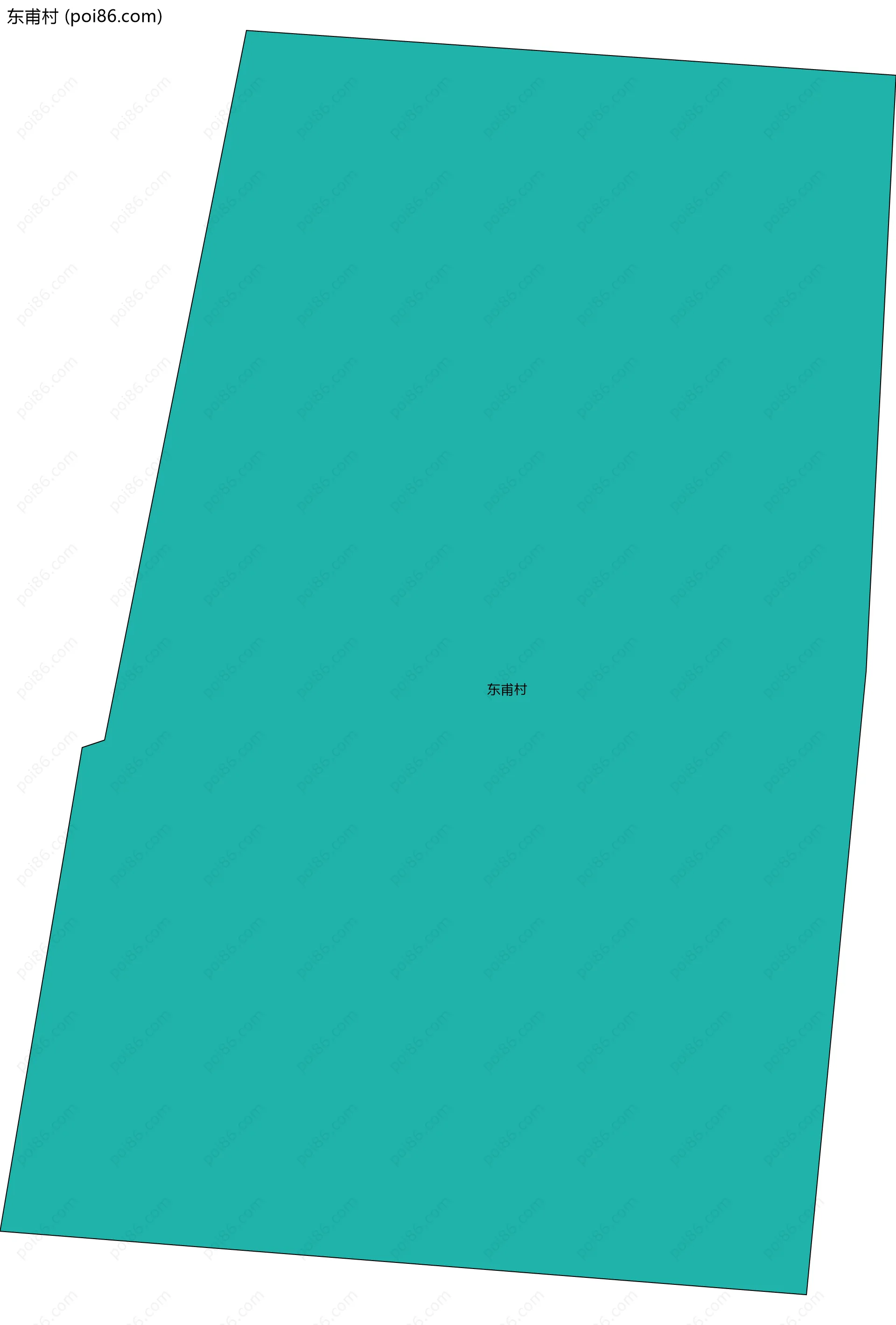 东甫村边界地图