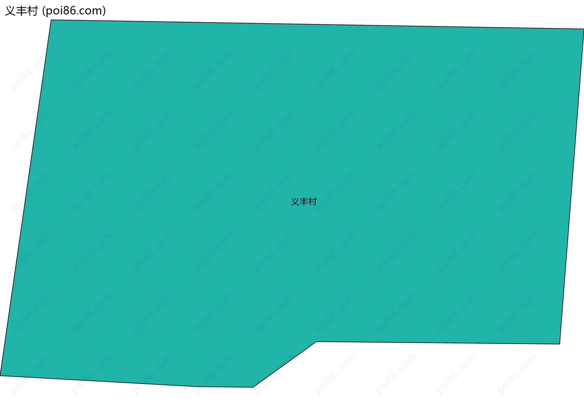 义丰村边界地图