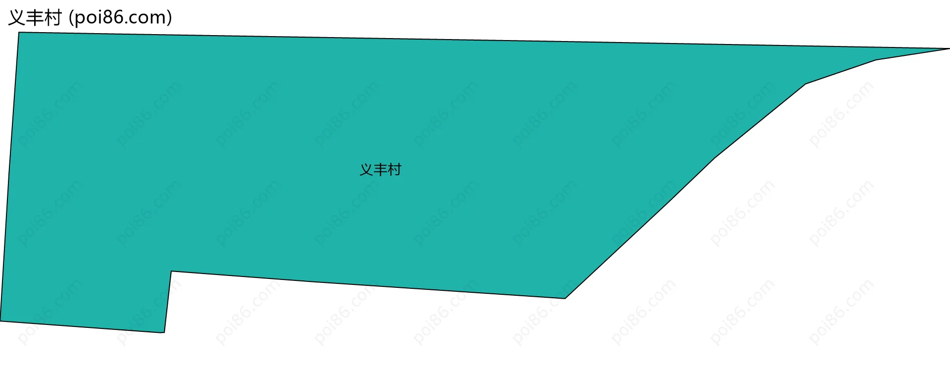 义丰村边界地图