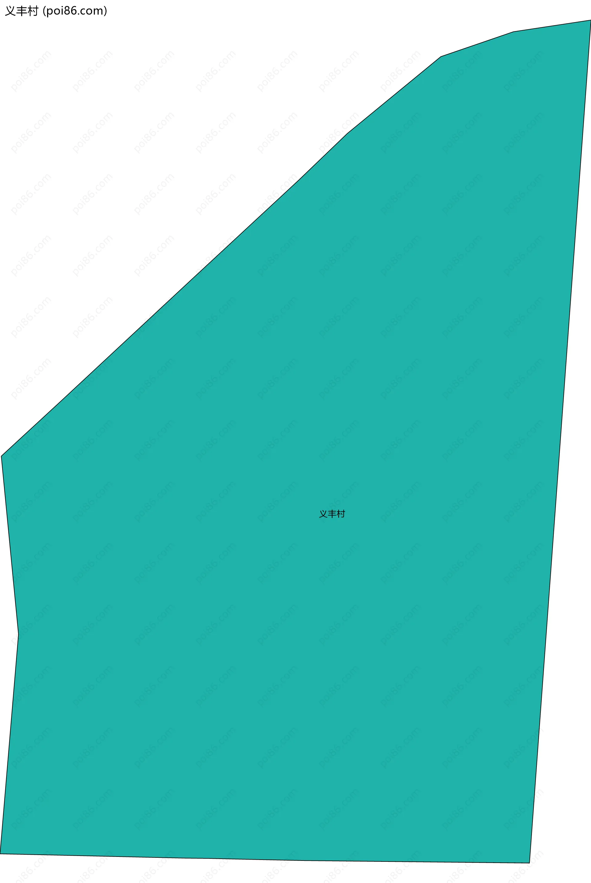 义丰村边界地图