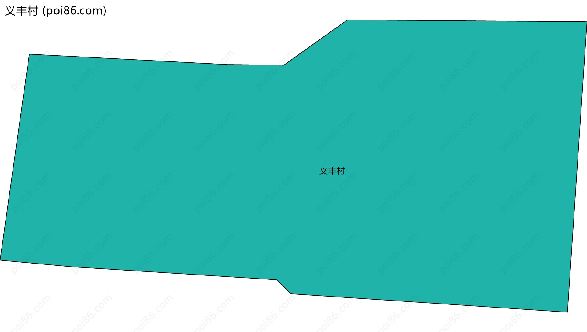 义丰村边界地图