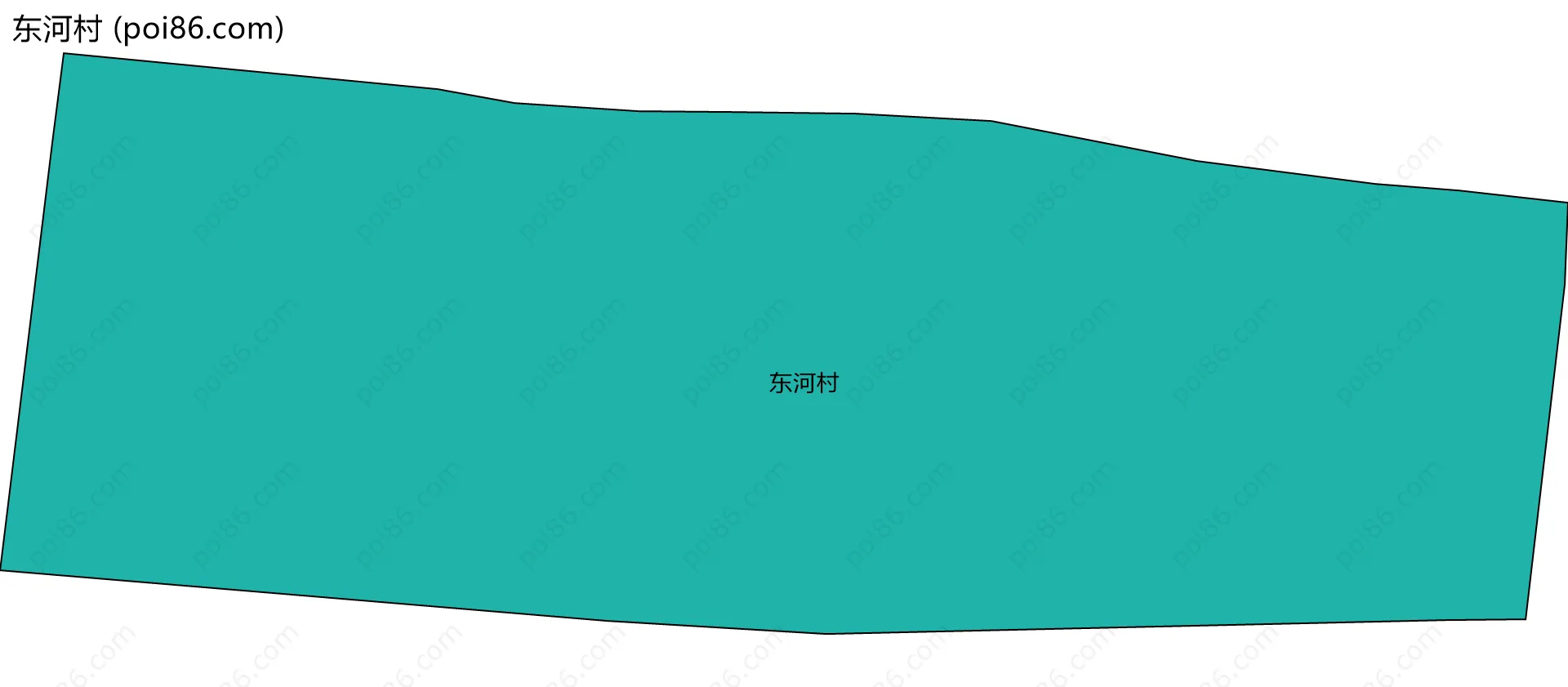 东河村边界地图