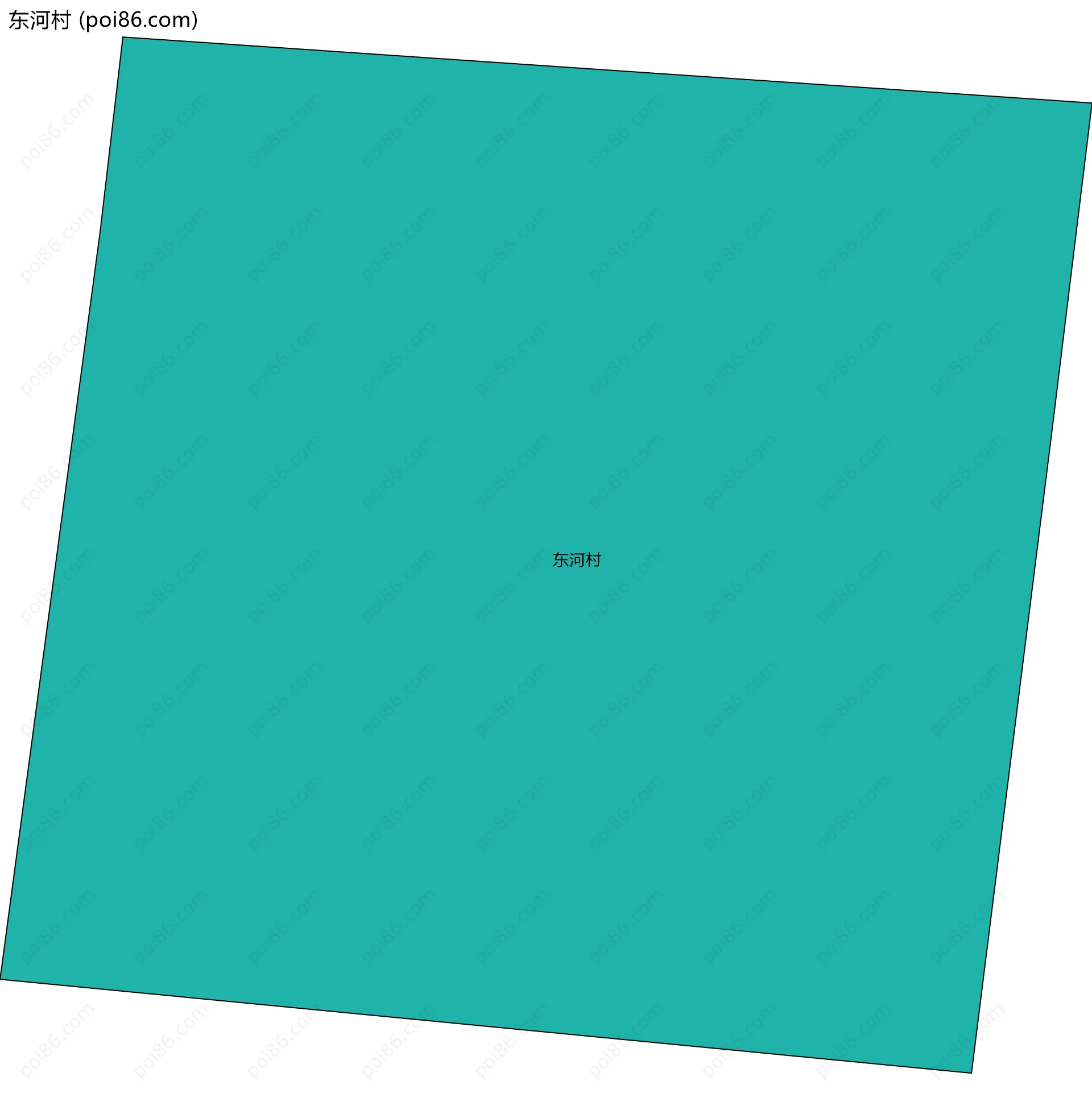 东河村边界地图