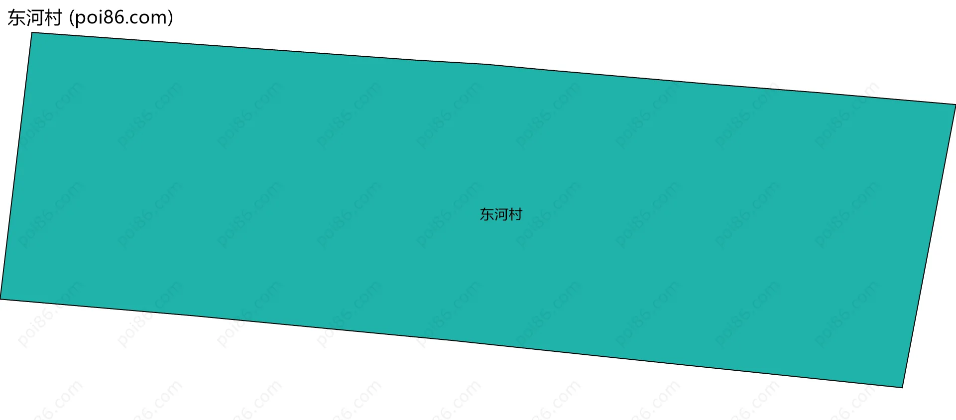 东河村边界地图