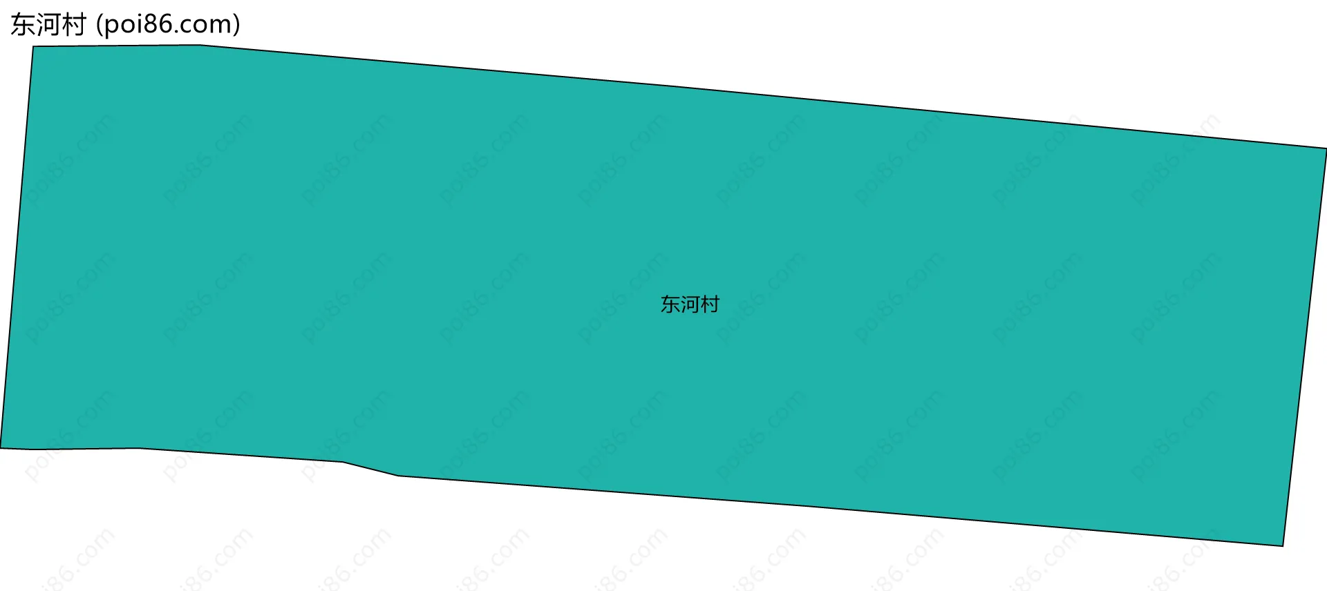 东河村边界地图