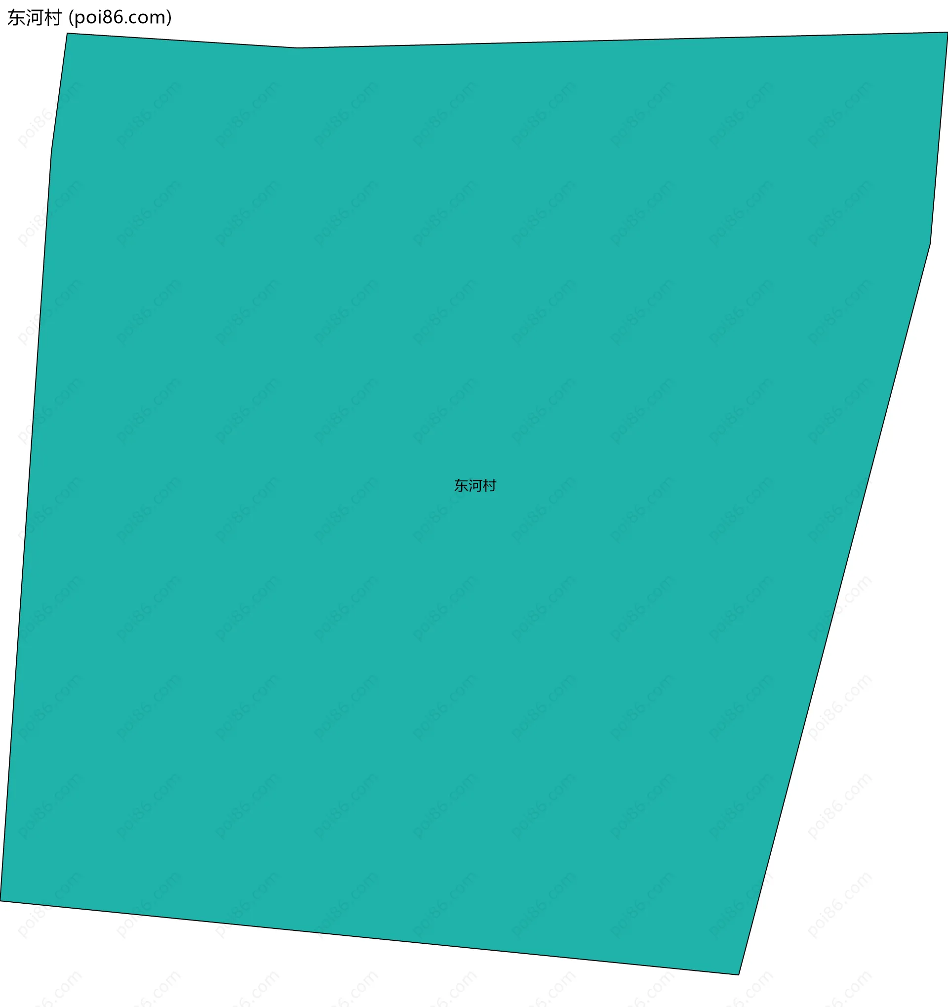 东河村边界地图