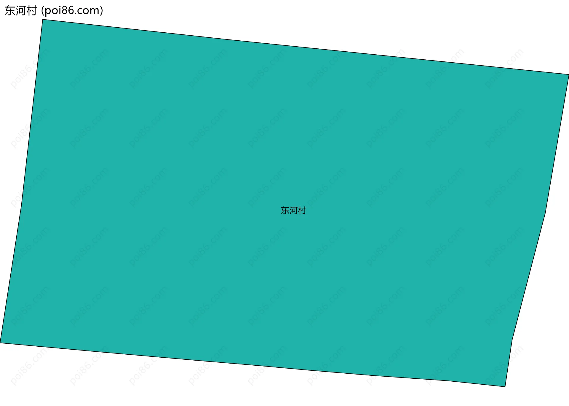 东河村边界地图