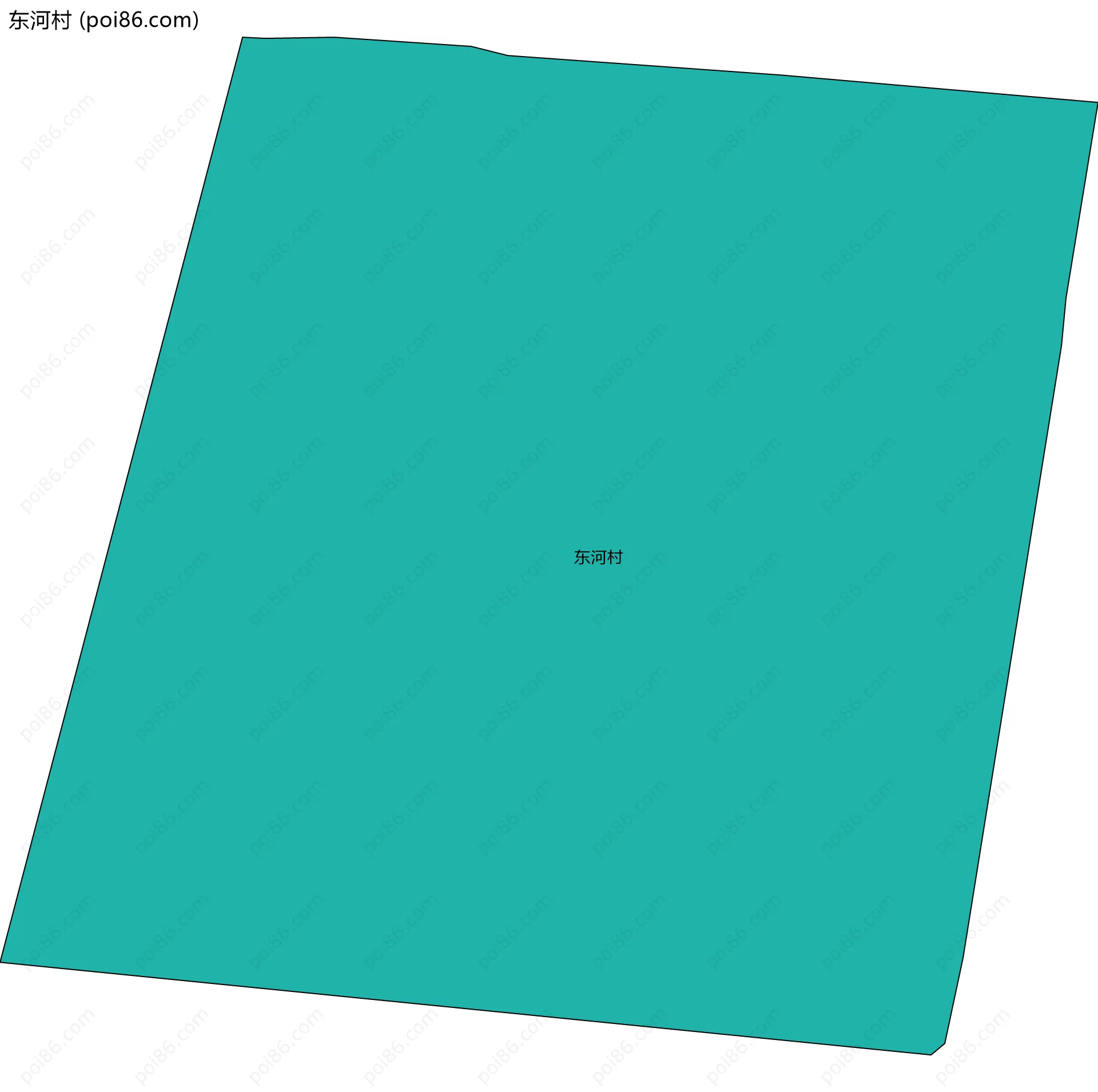 东河村边界地图