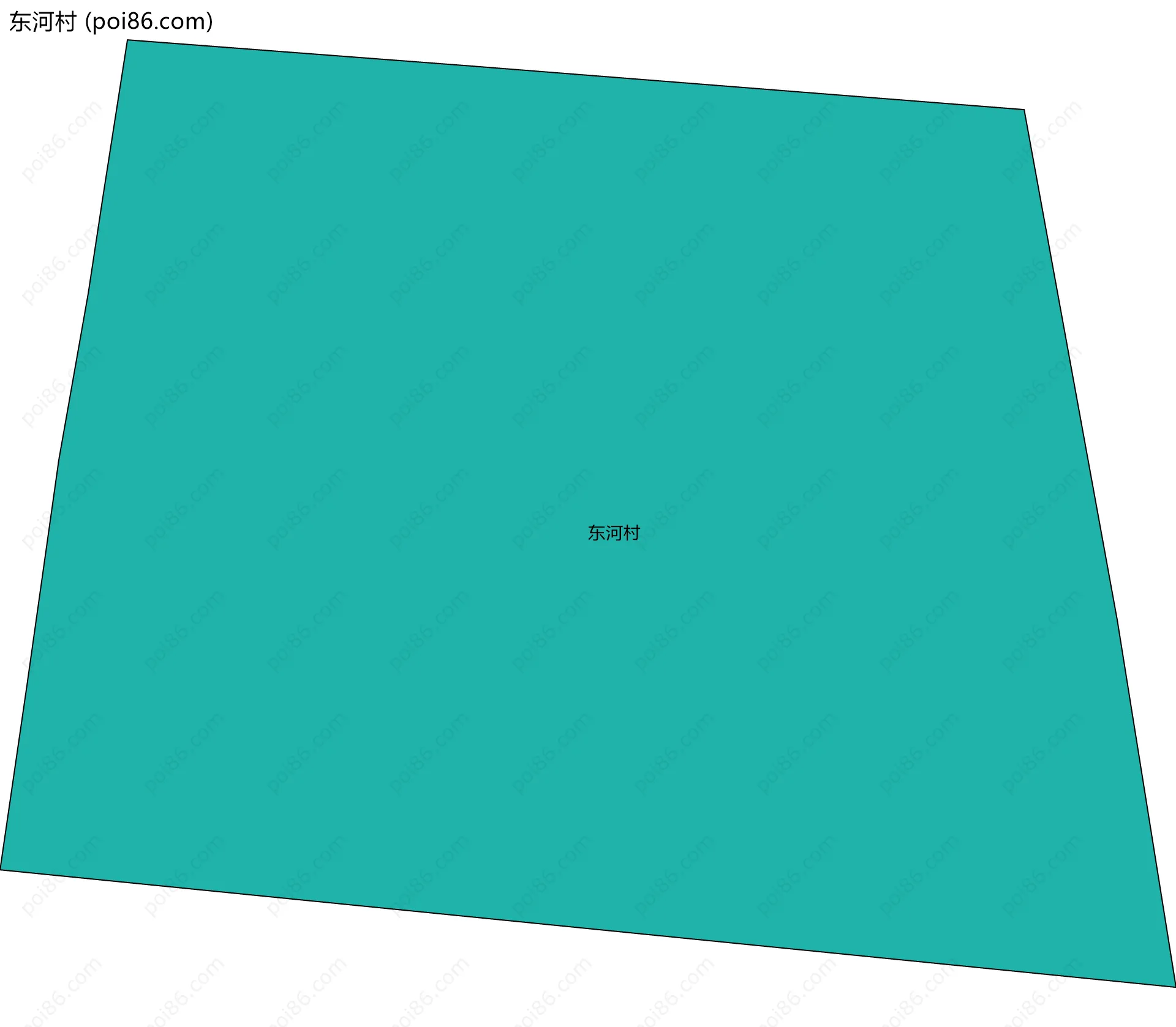 东河村边界地图