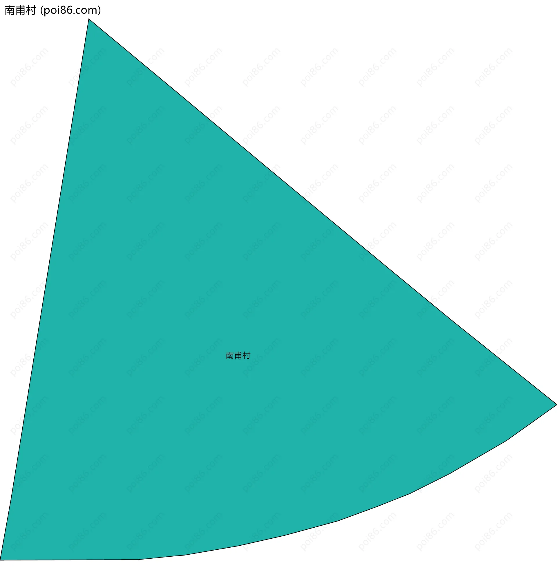 南甫村边界地图