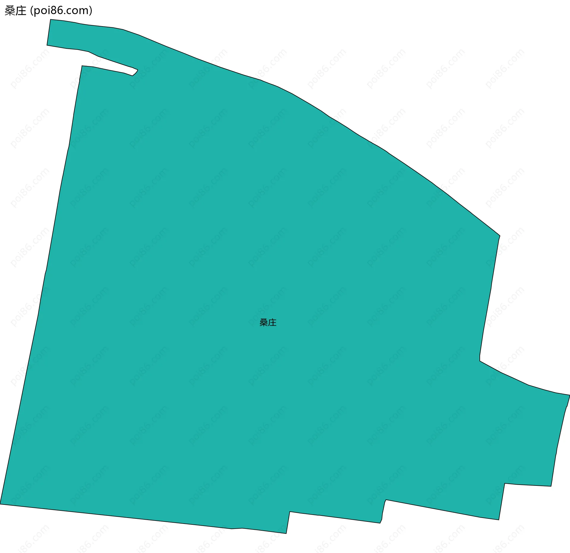 桑庄边界地图