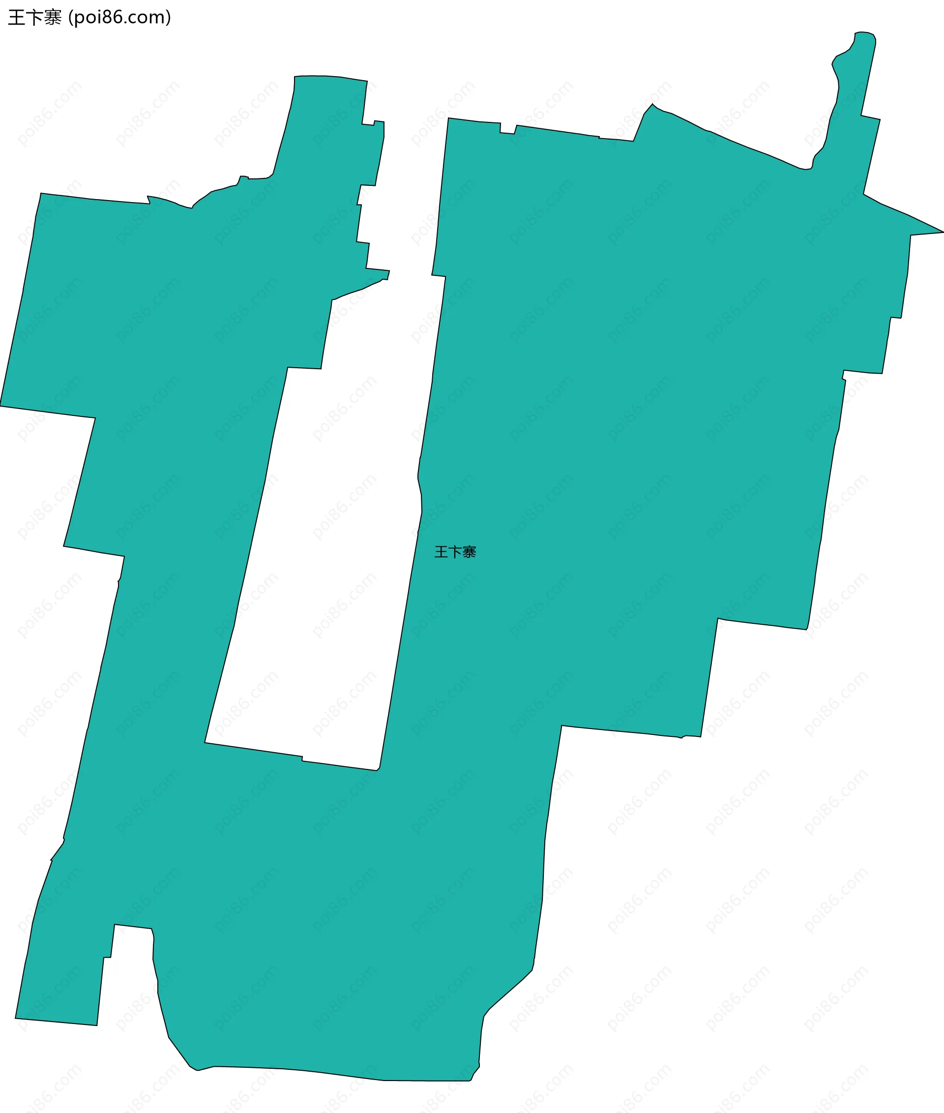 王卞寨边界地图