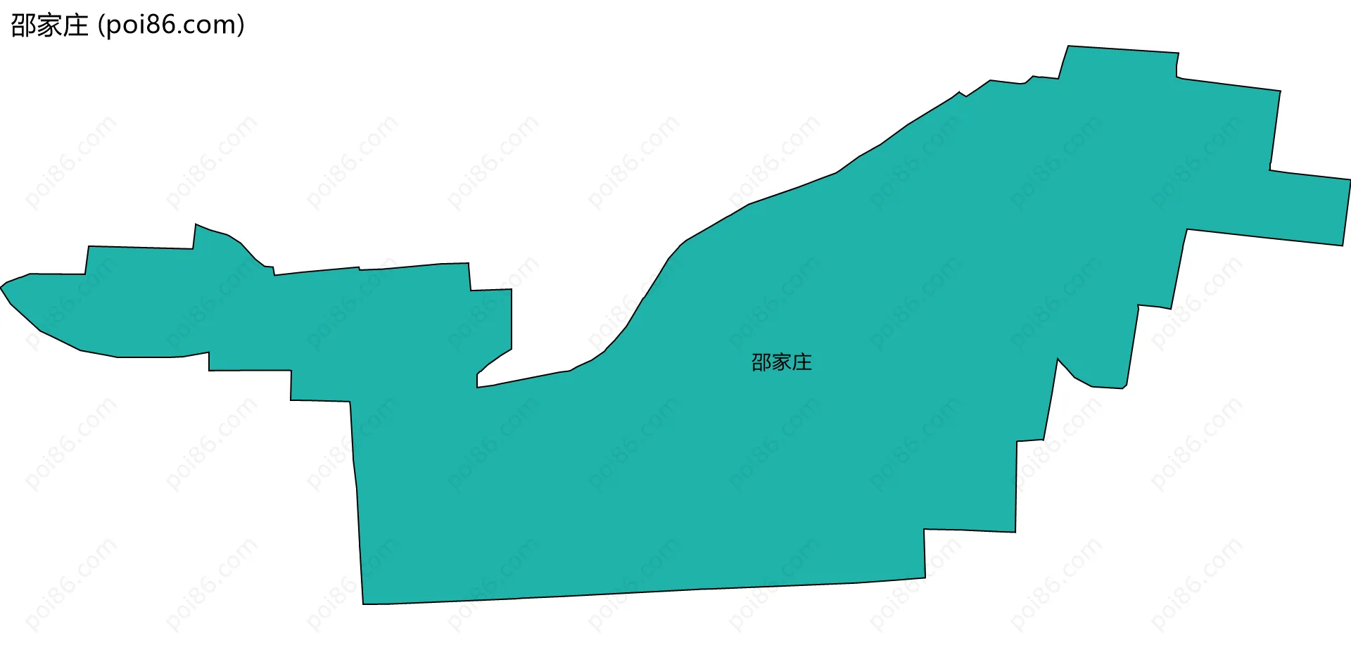 邵家庄边界地图