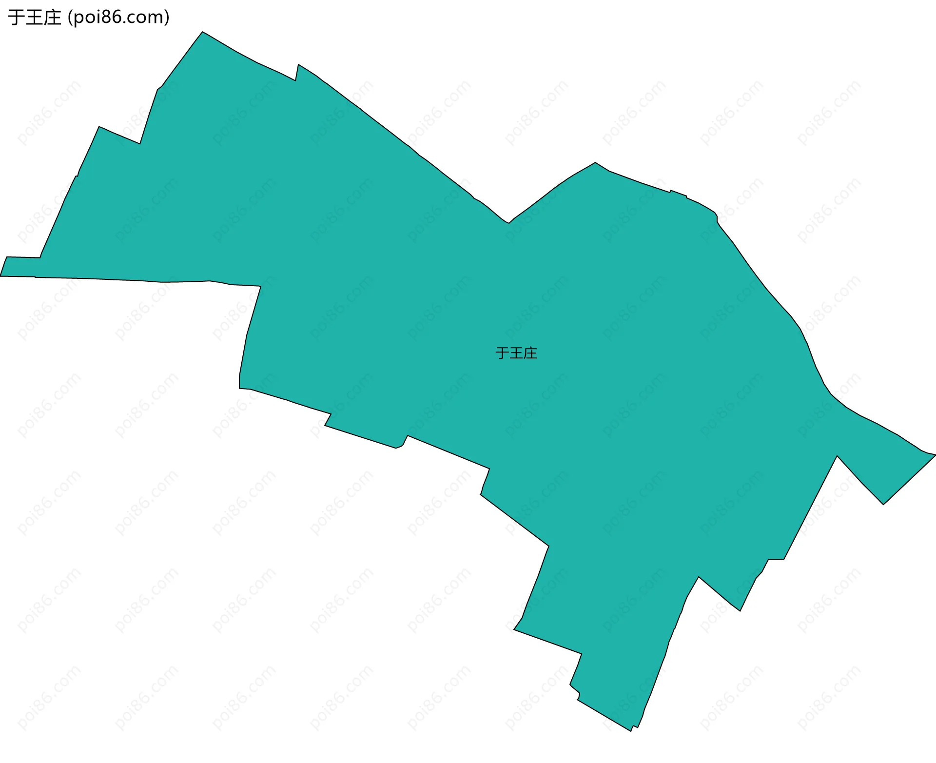 于王庄边界地图