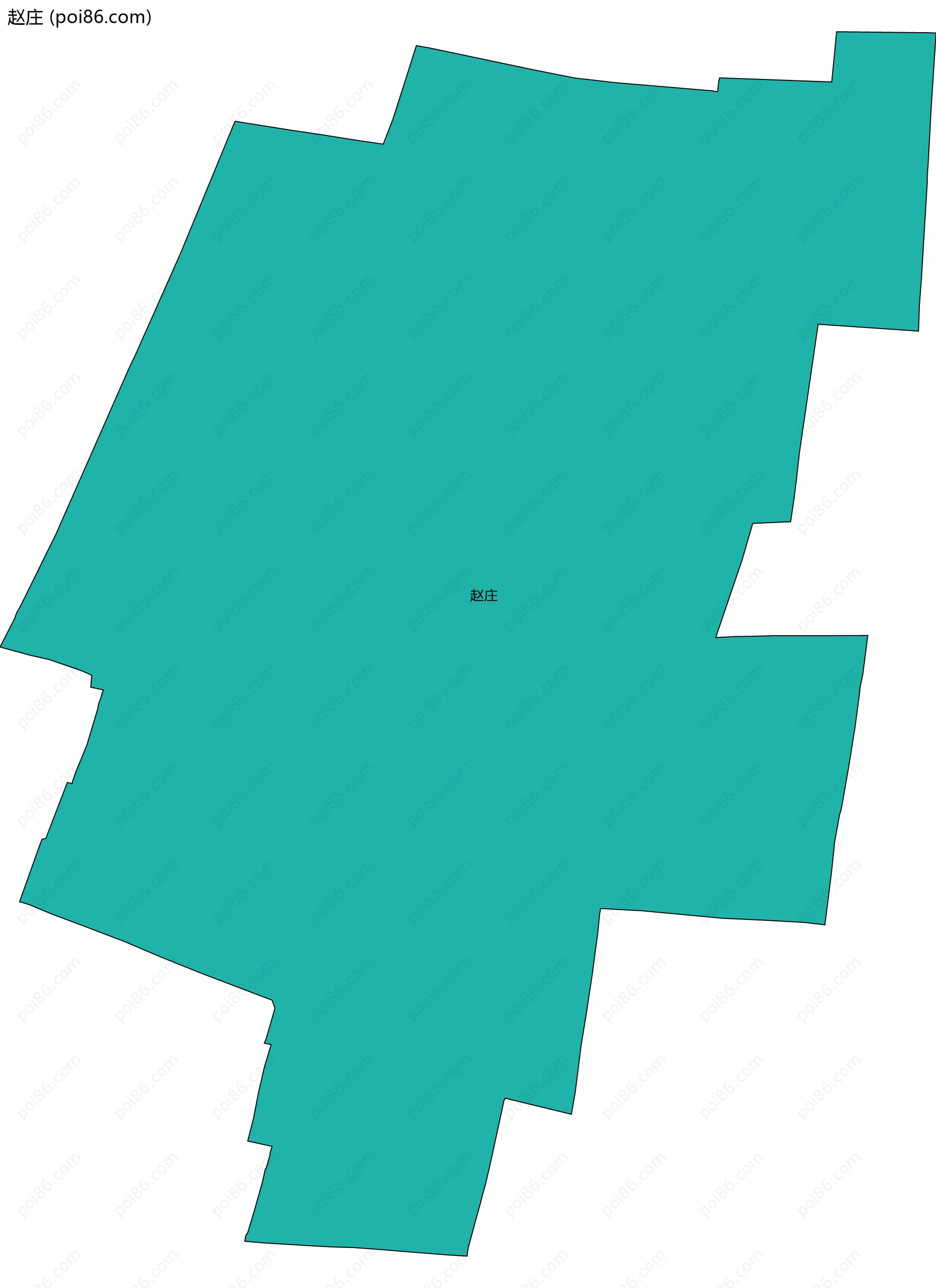 赵庄边界地图