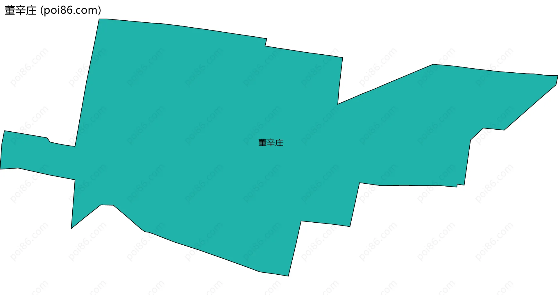 董辛庄边界地图