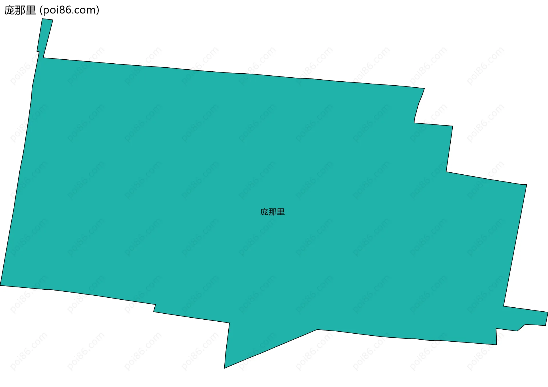 庞那里边界地图