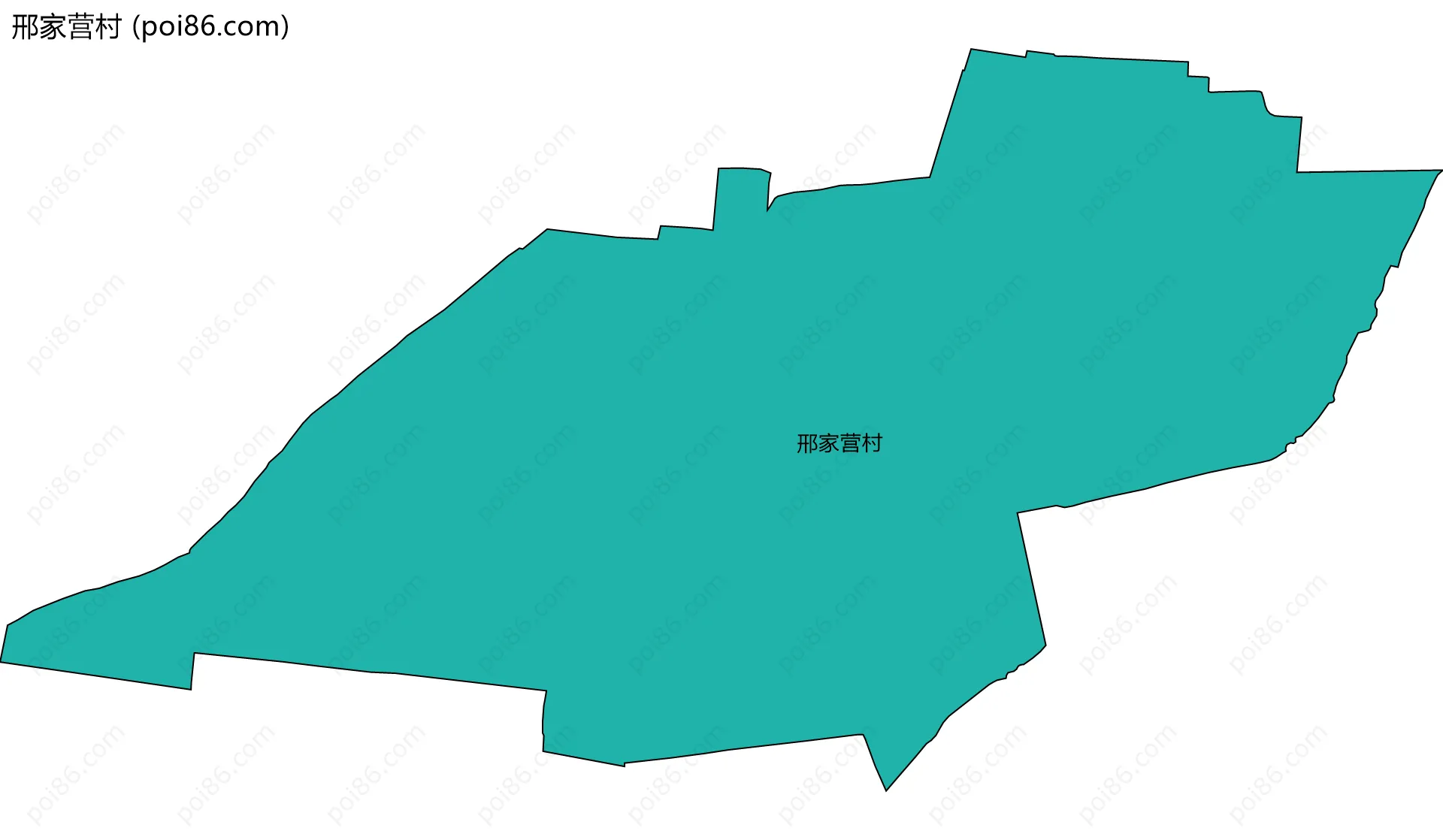 邢家营村边界地图