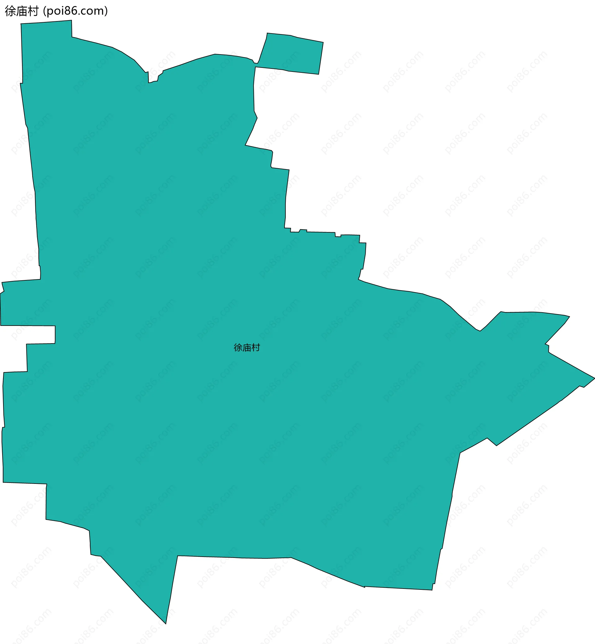 徐庙村边界地图