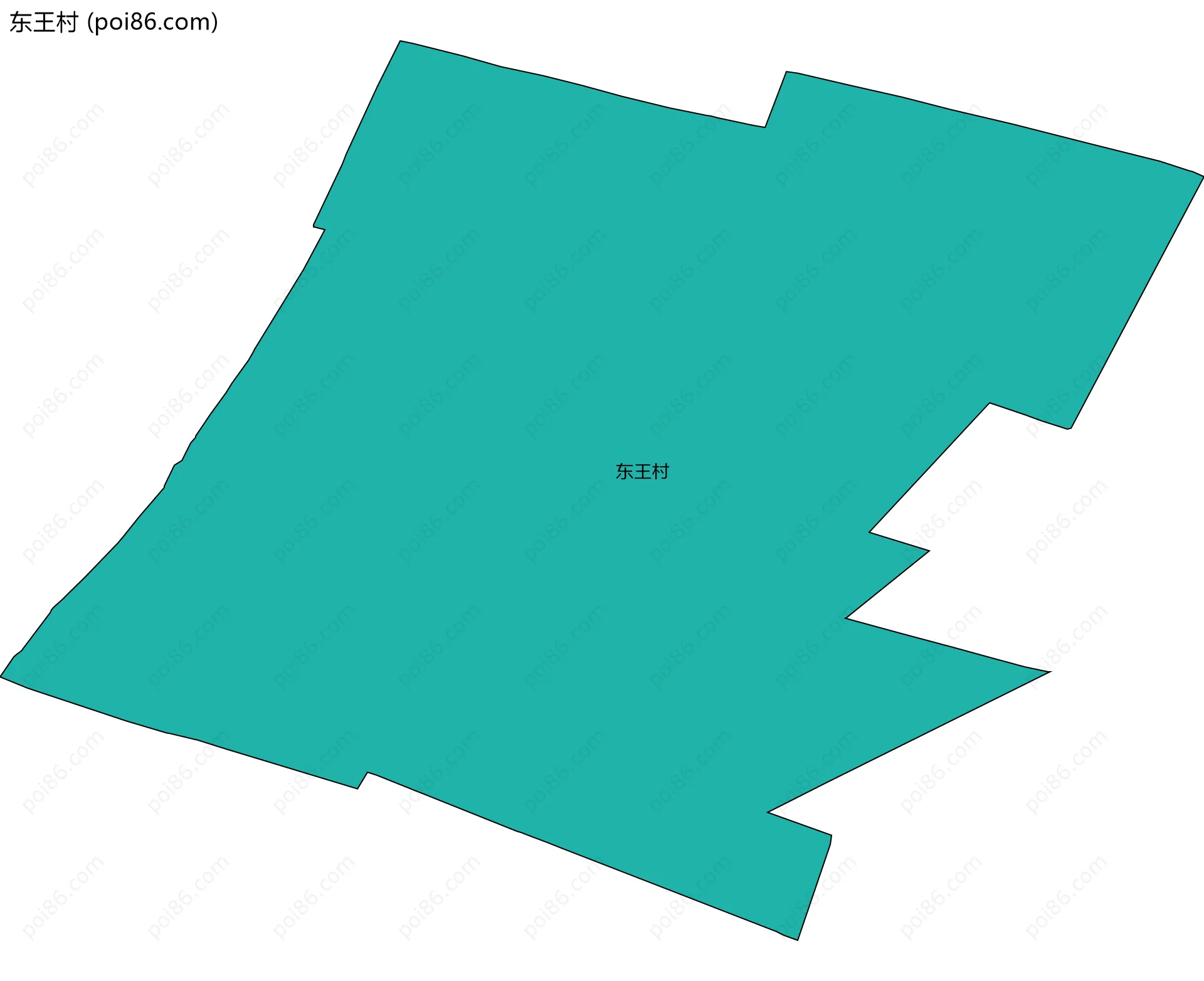 东王村边界地图