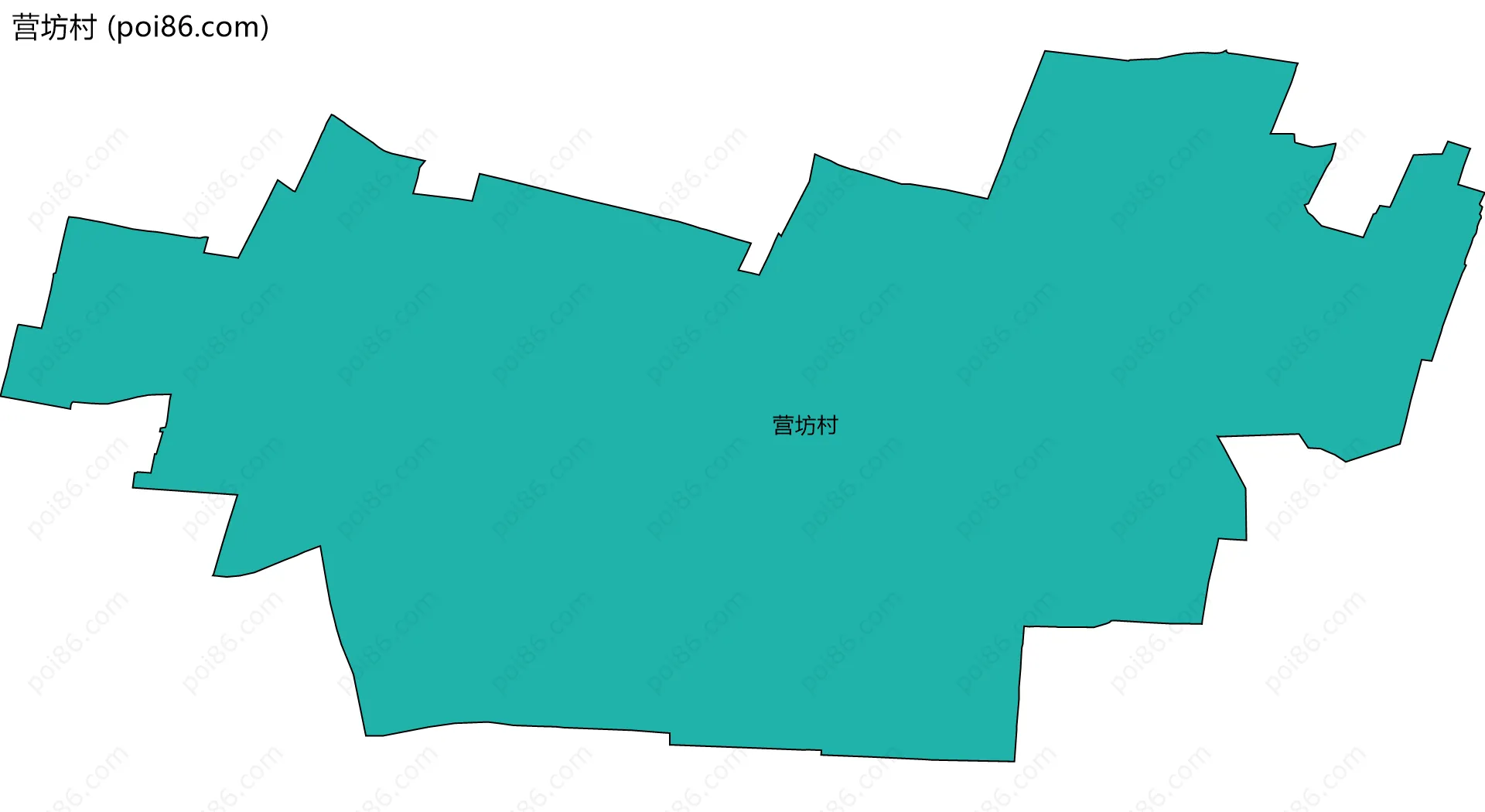 营坊村边界地图