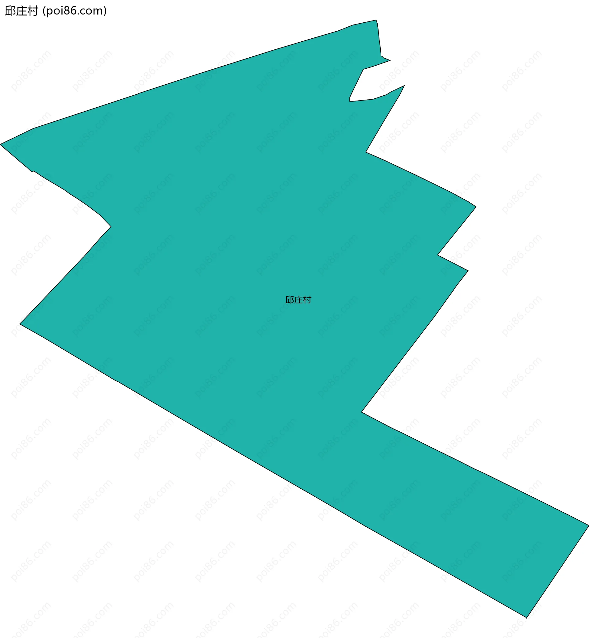 邱庄村边界地图