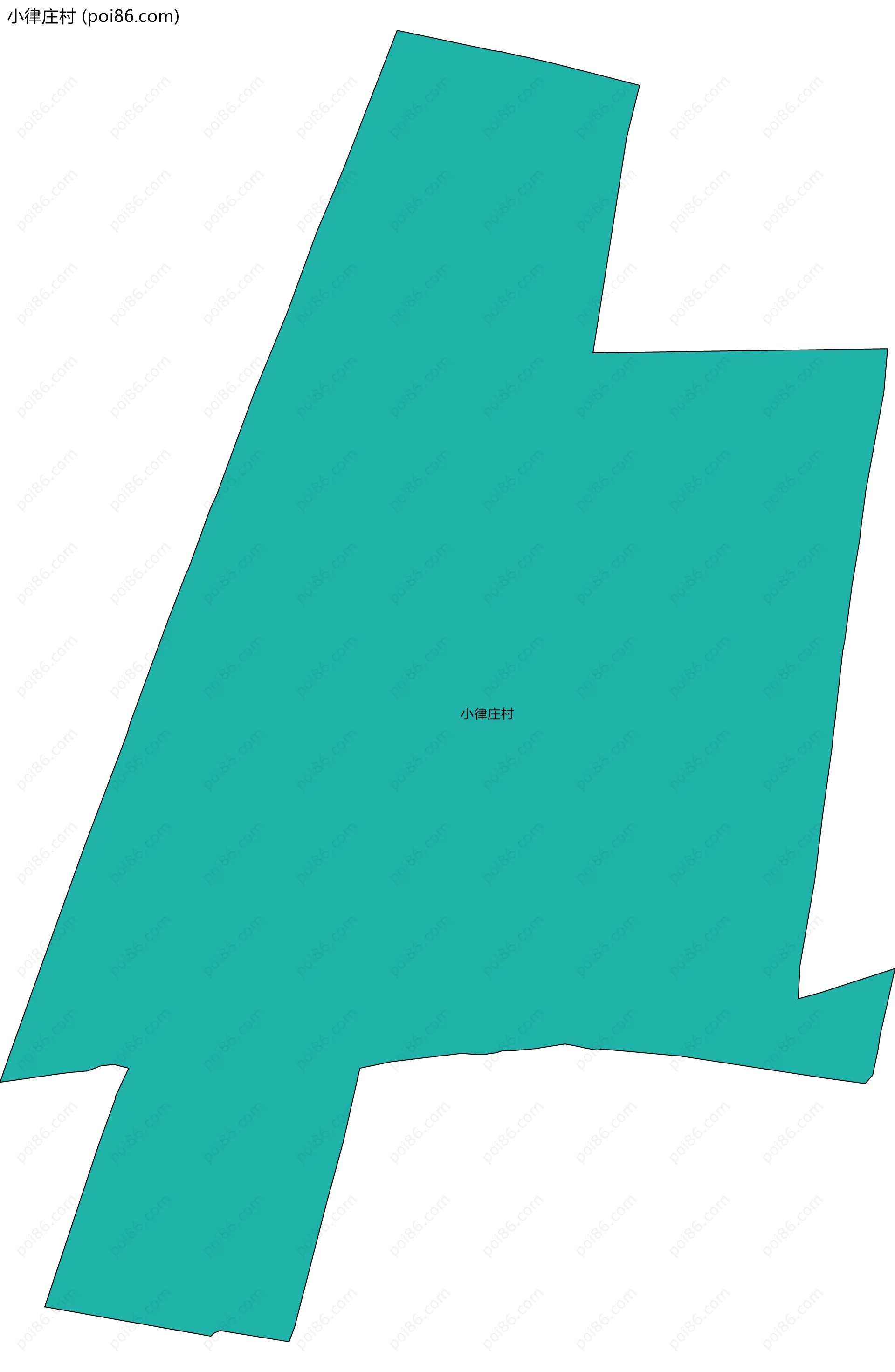 小律庄村边界地图