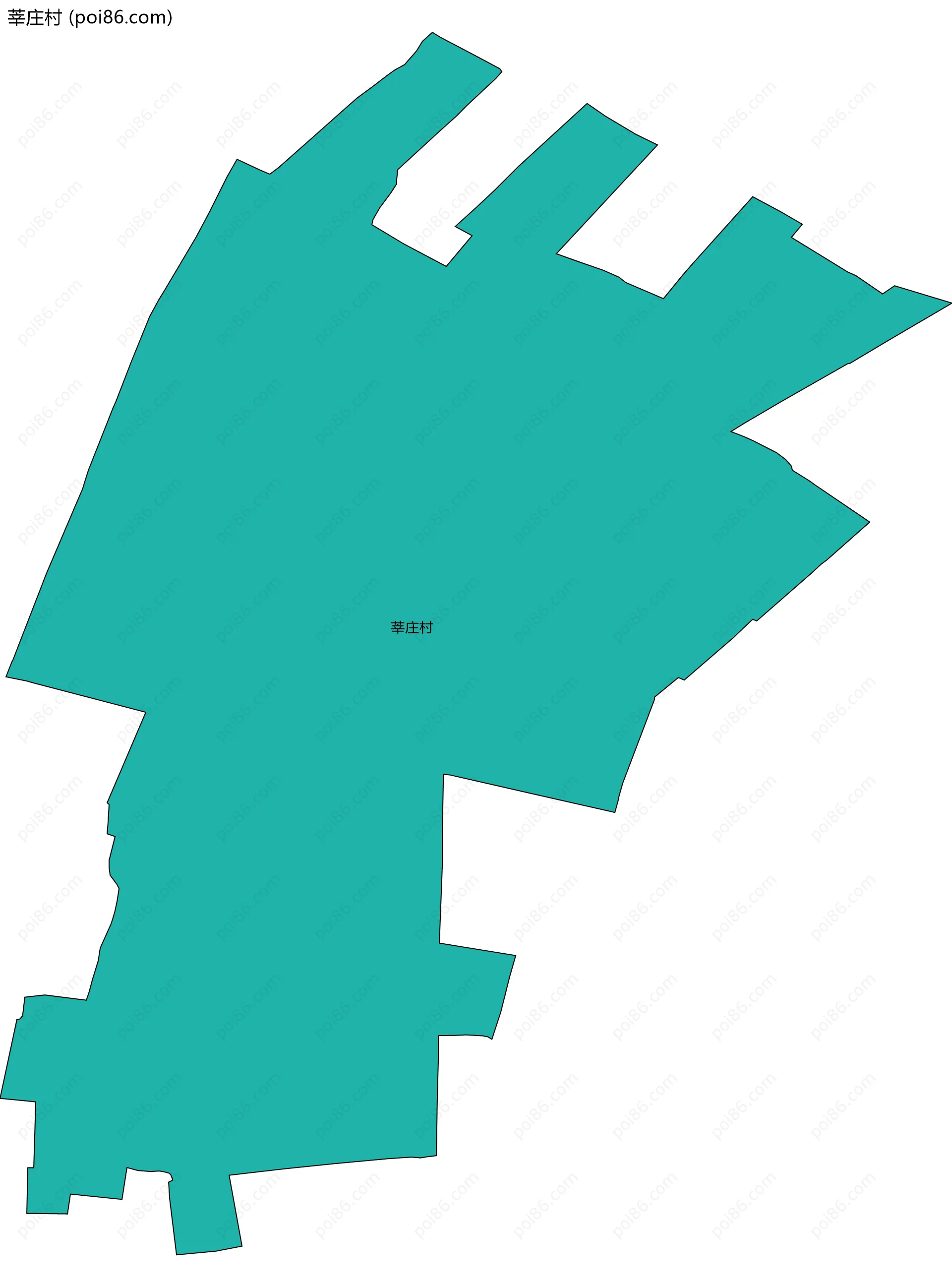 莘庄村边界地图